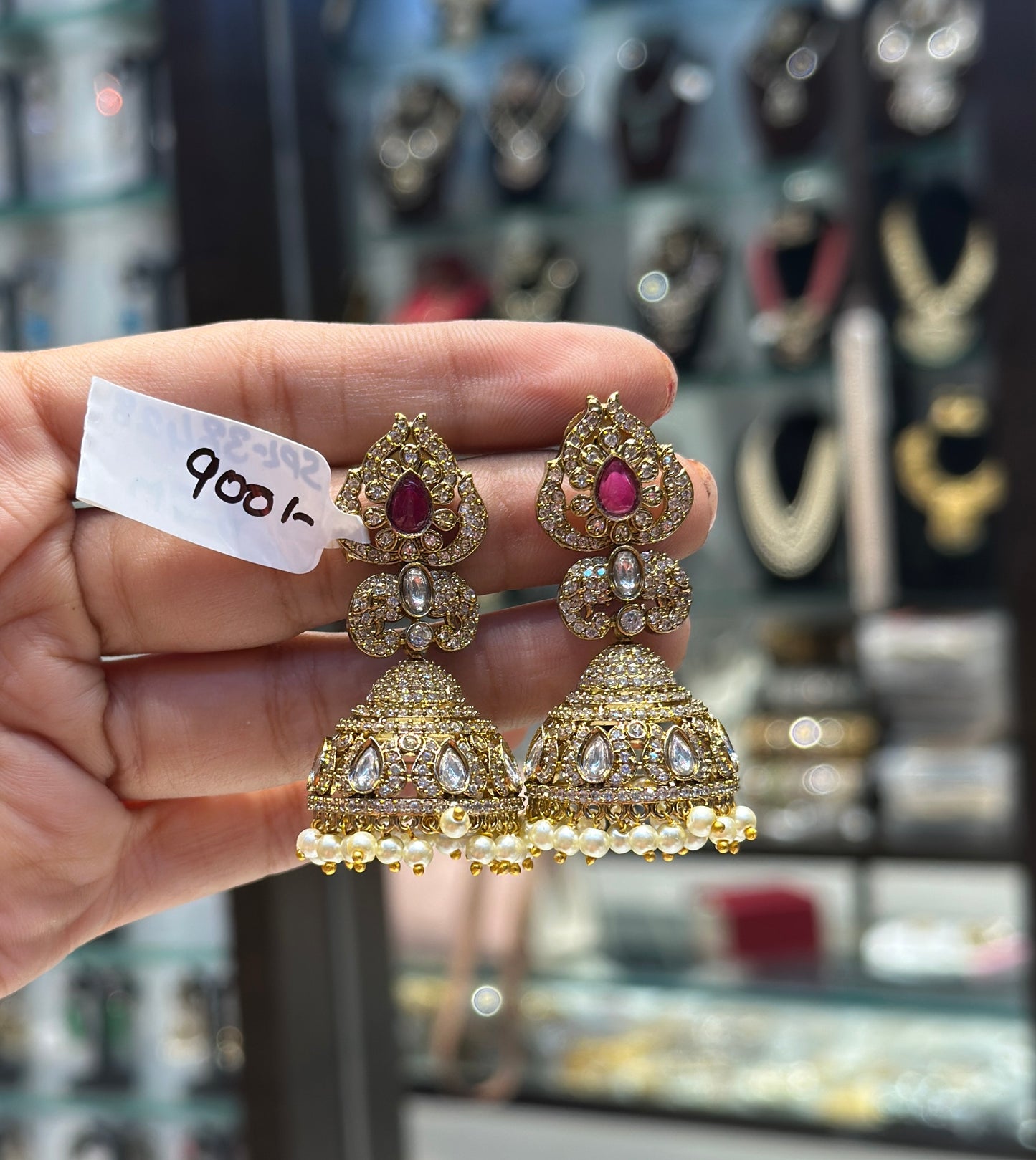 38428 Victorian jhumkis