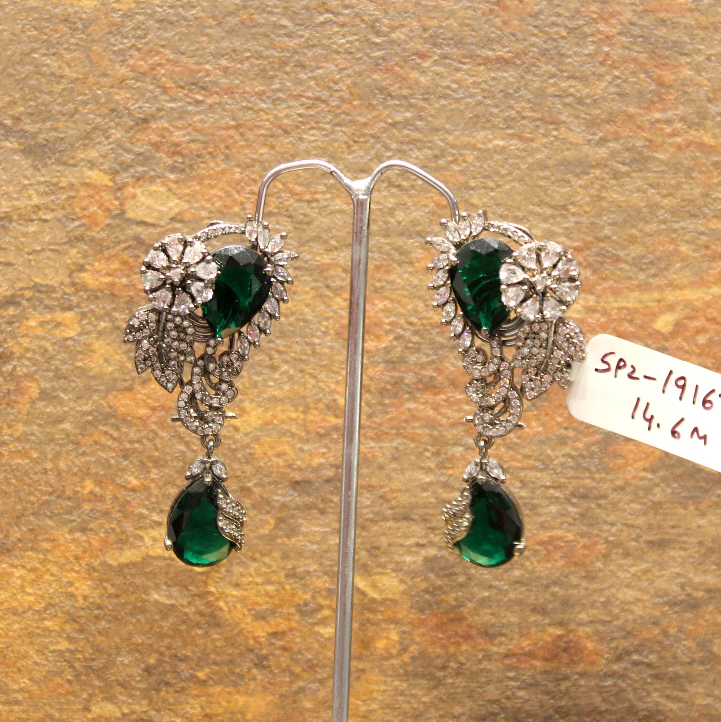19166 Victorian fancy earrings