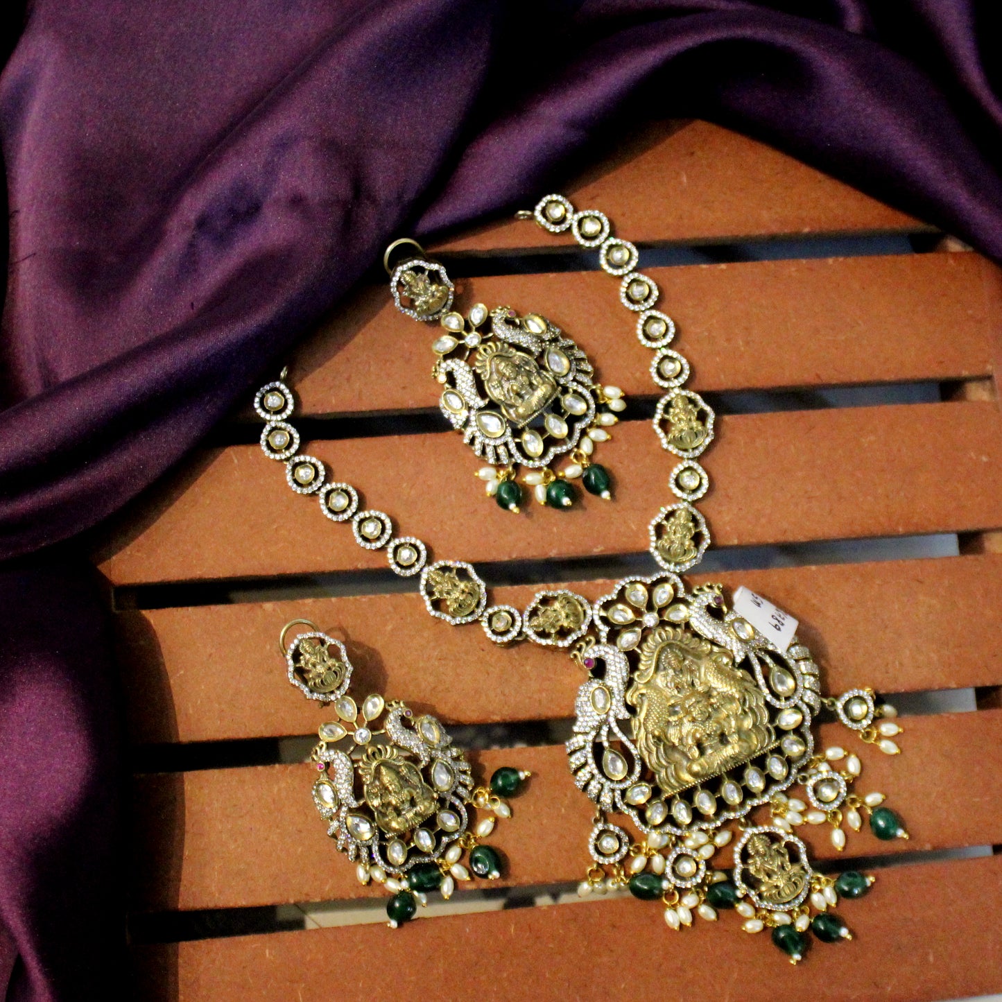 Victorian laxmi necklace