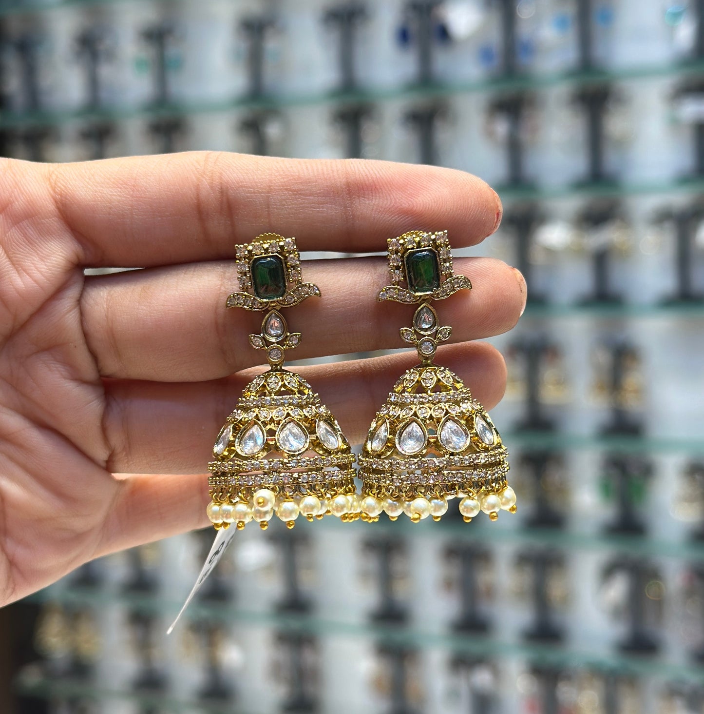 38427 Victorian jhumkis