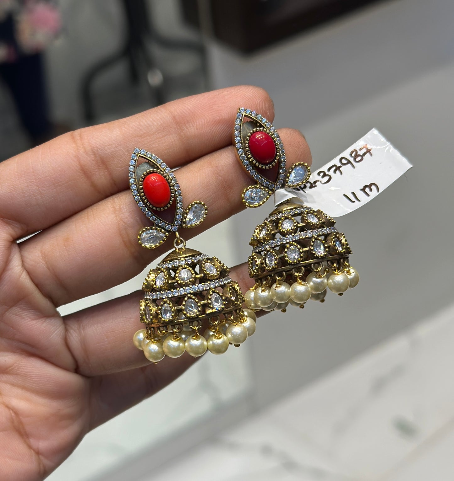 37987 Victorian jhumki