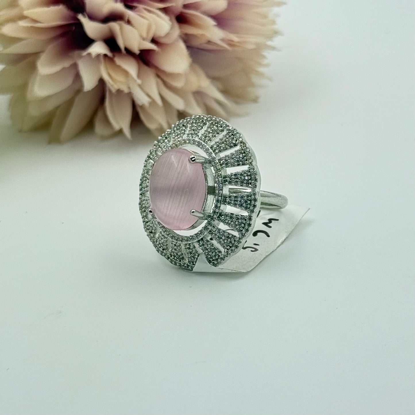 27272 Cocktail fingering with link pink color