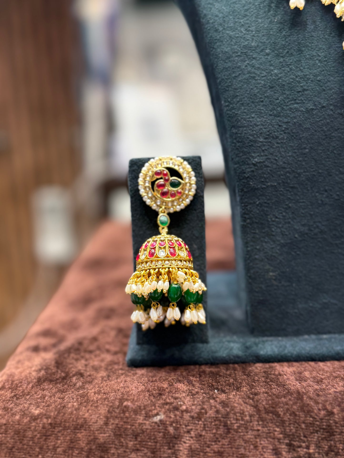 40148 Nita Ambani Gutta Pusalu Long multi necklace