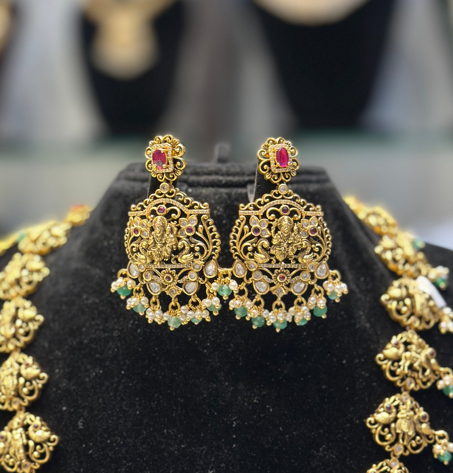 Dashavatar long necklace
