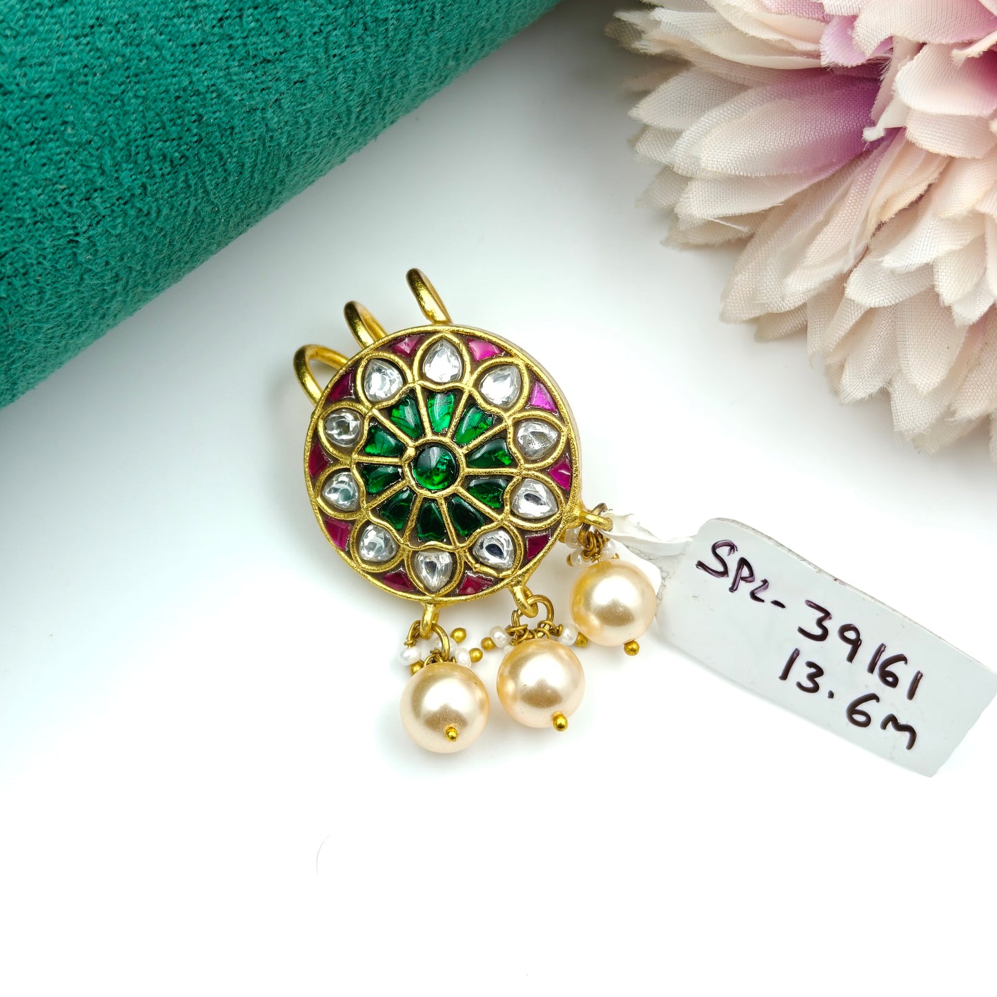 39161 Jadau Hair Pin Multi
