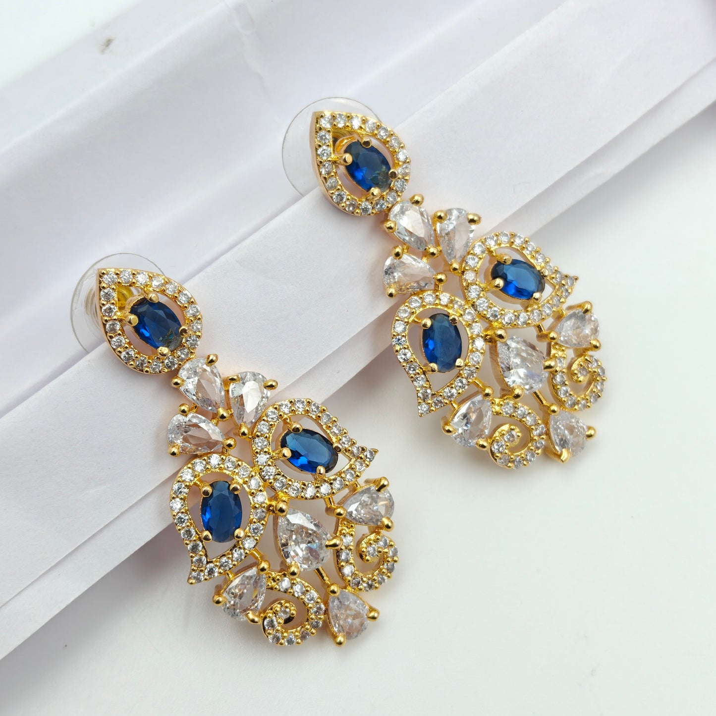 13390 GP Fancy Peacock Necklace Blue