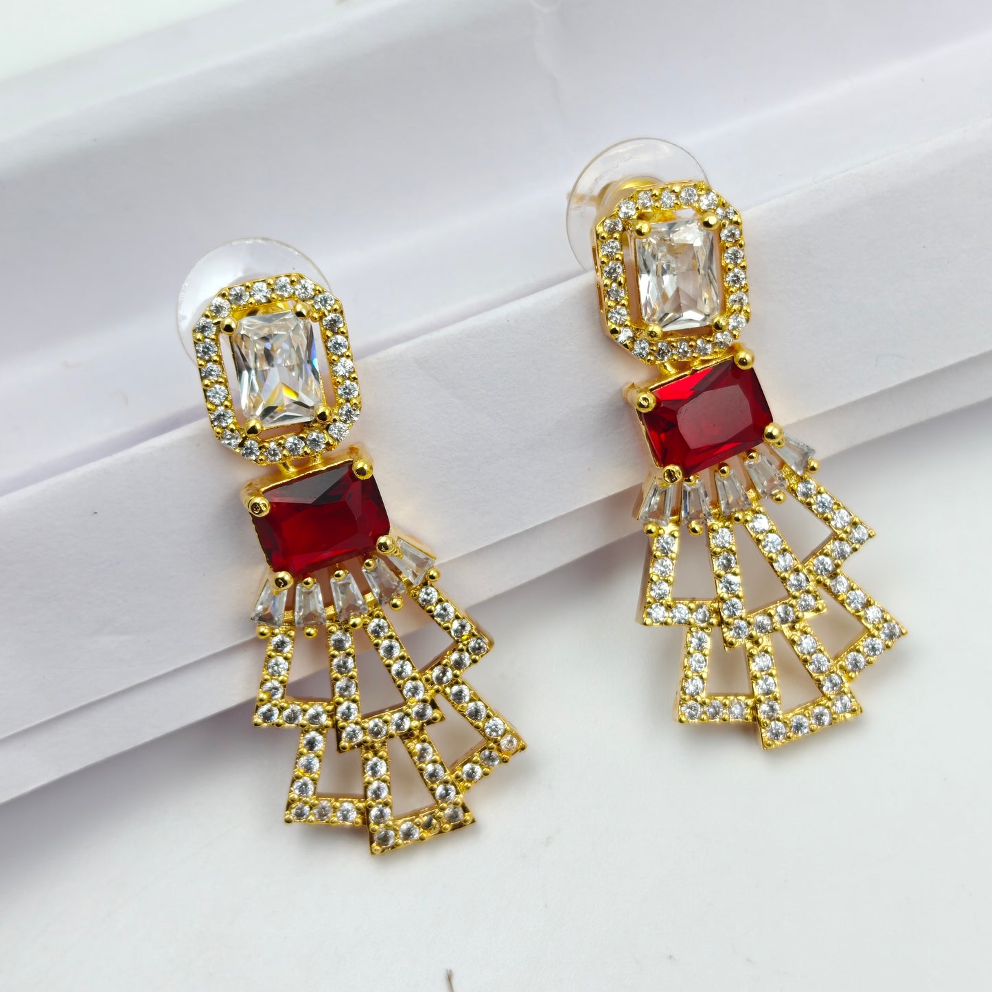 16162 GP 1 Line Necklace Set Multi