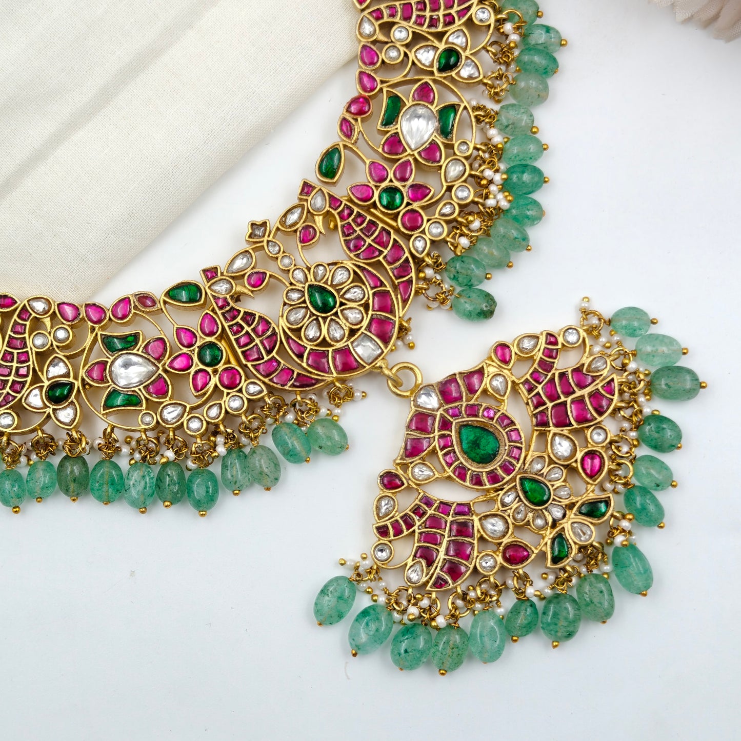 40555 Jadau short necklace