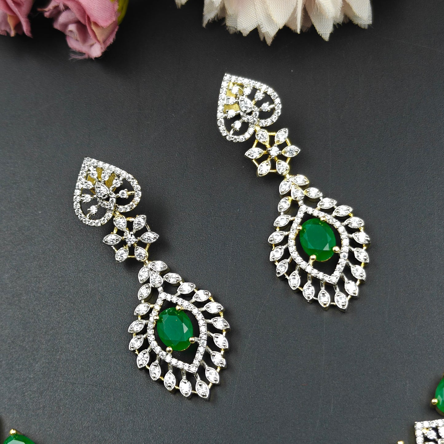 40490 GJ Necklace Green