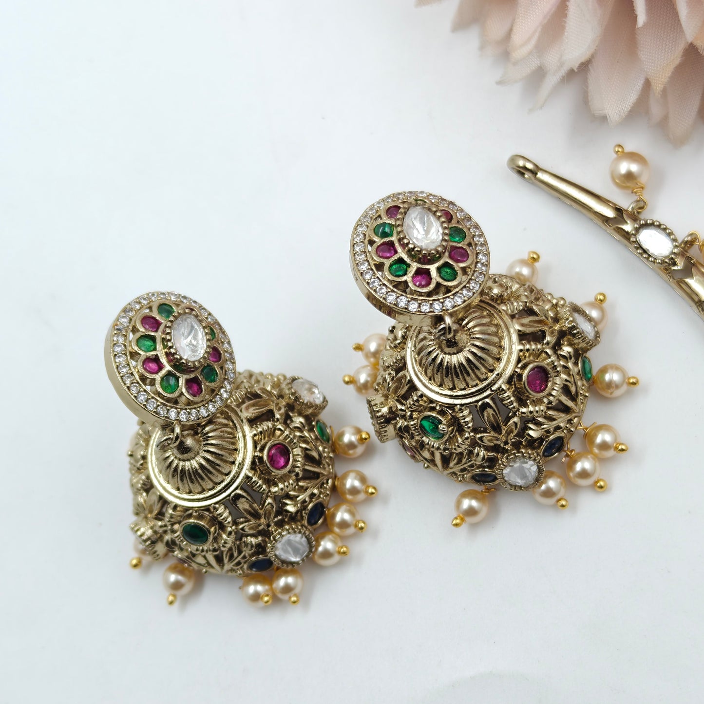 39796 Victorian Mossianite Kante Multi