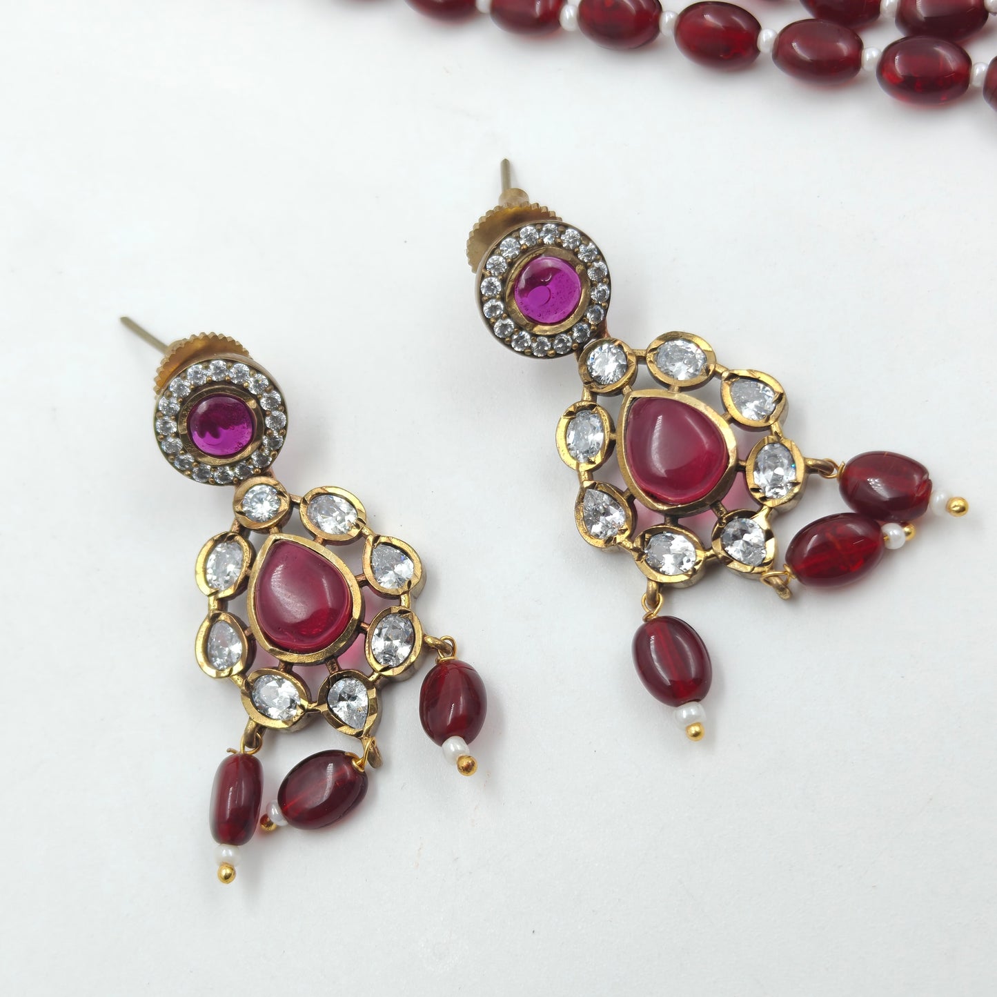 Victorian Ranihaar with duplet stone