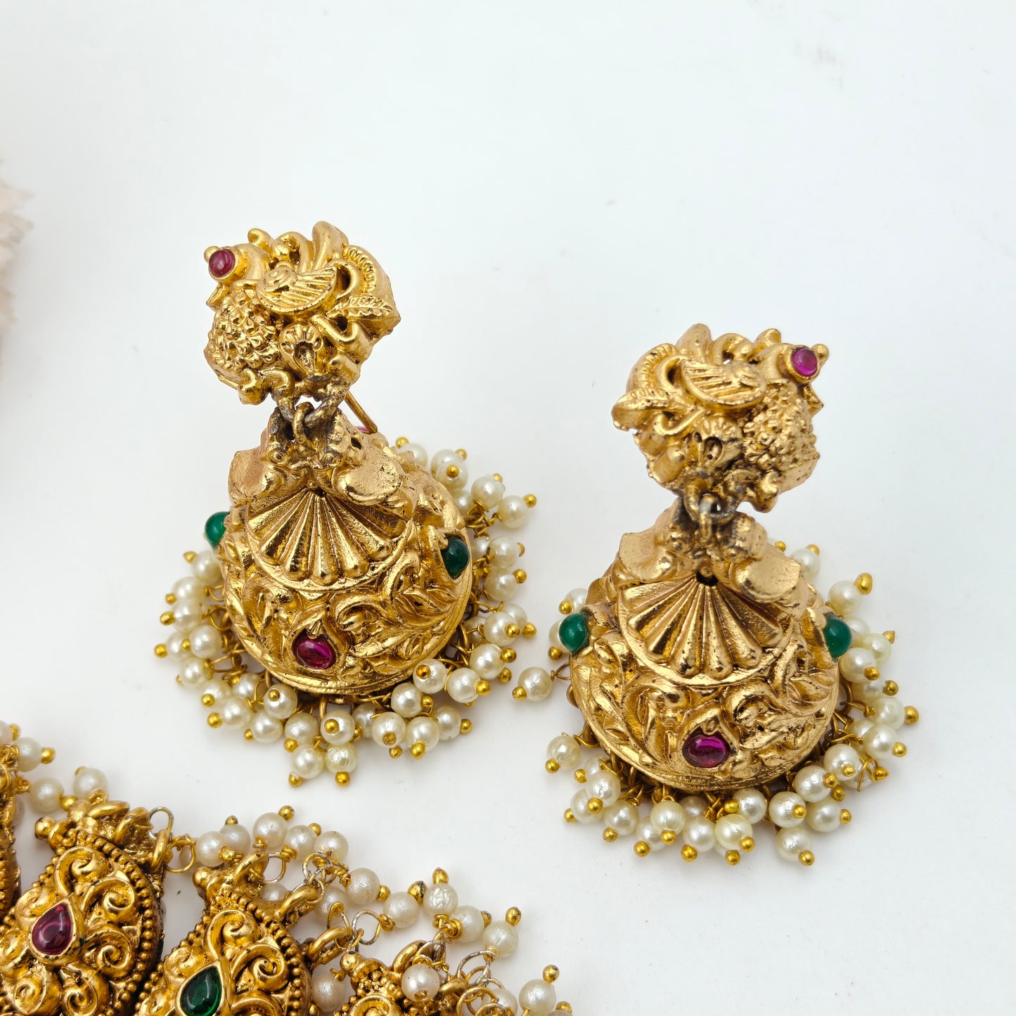 A54 Nakshi Laxmi Long Necklace Set