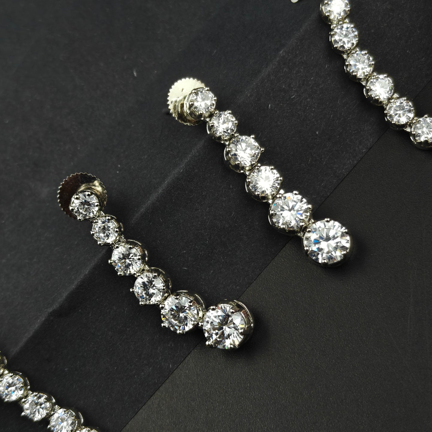 40757 Platinum Necklace Set