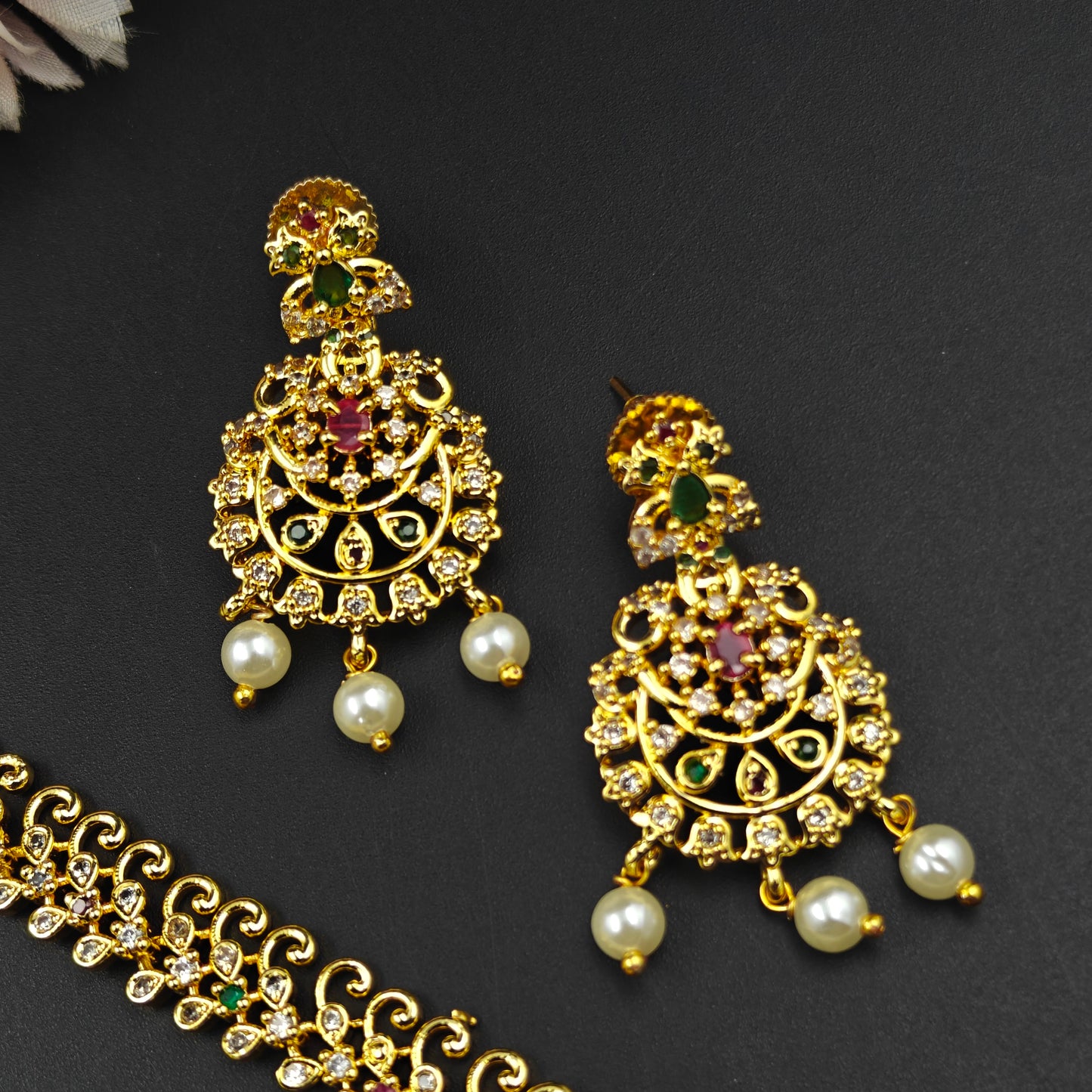 21541 CZ Combo Necklace Set