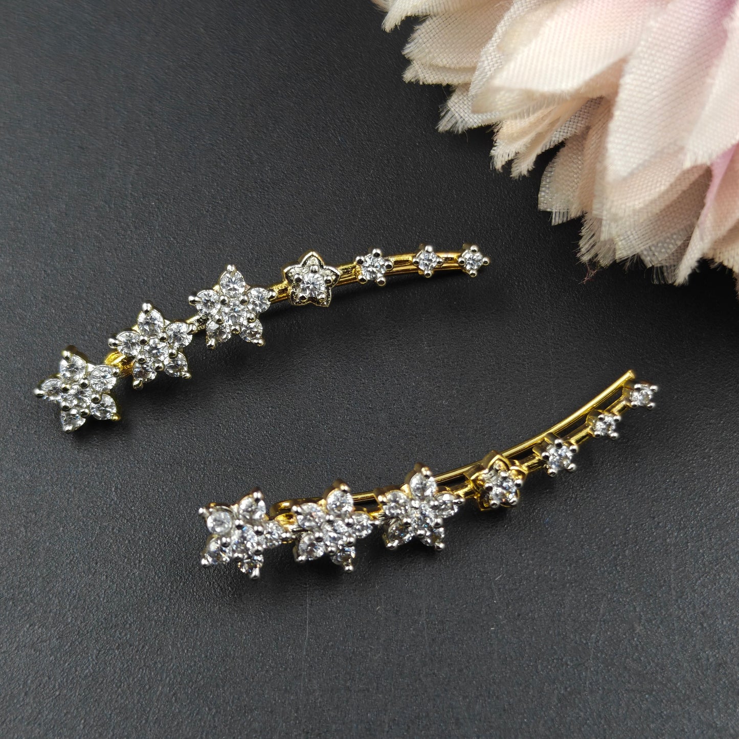 White Diamond Ear Cuff