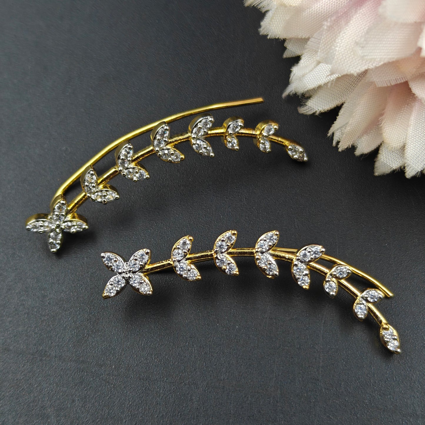 Diamond Look Ear Cuffs