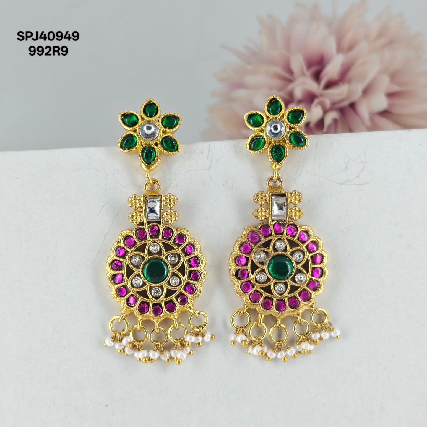 40949 Jadau Earrings