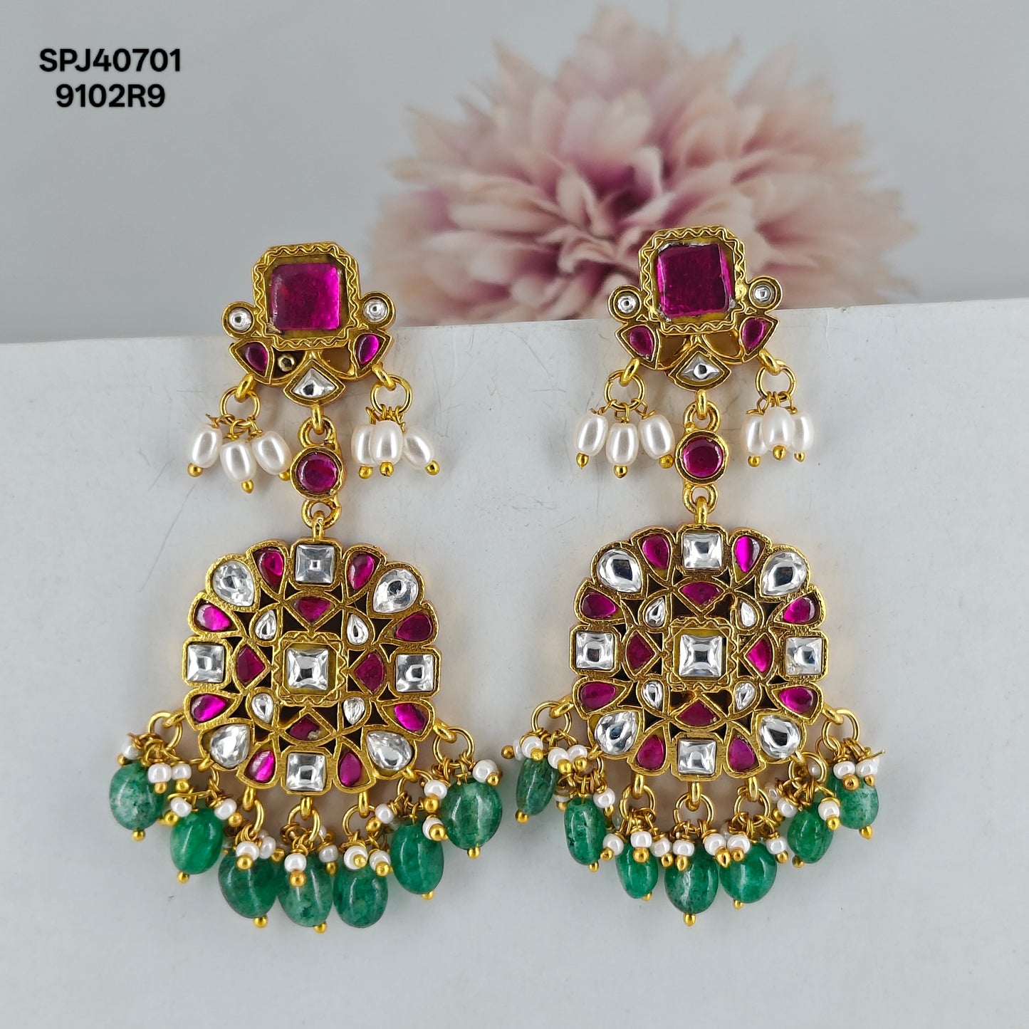 40701 Jadau Chandbali