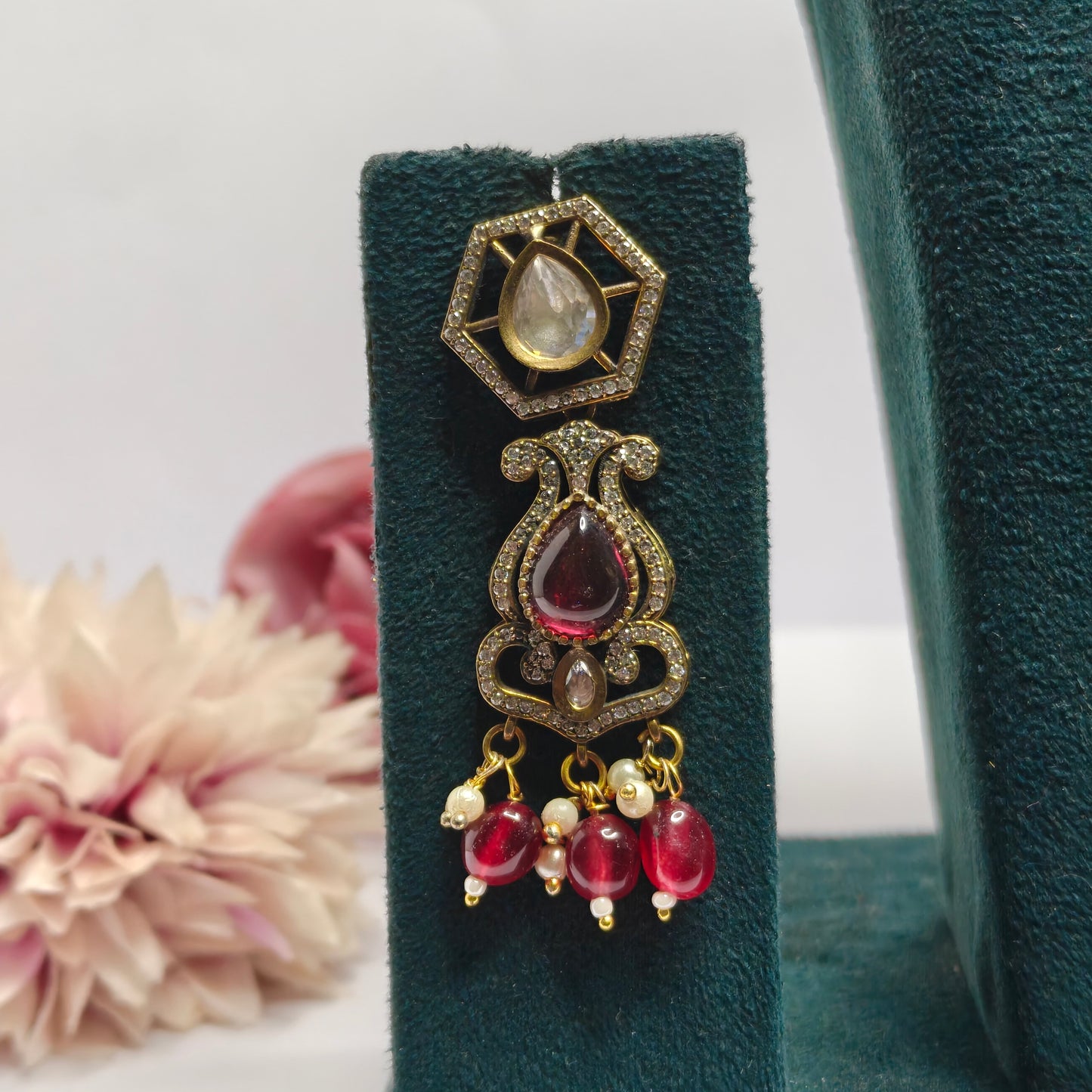 23794 Mossianite Choker Red