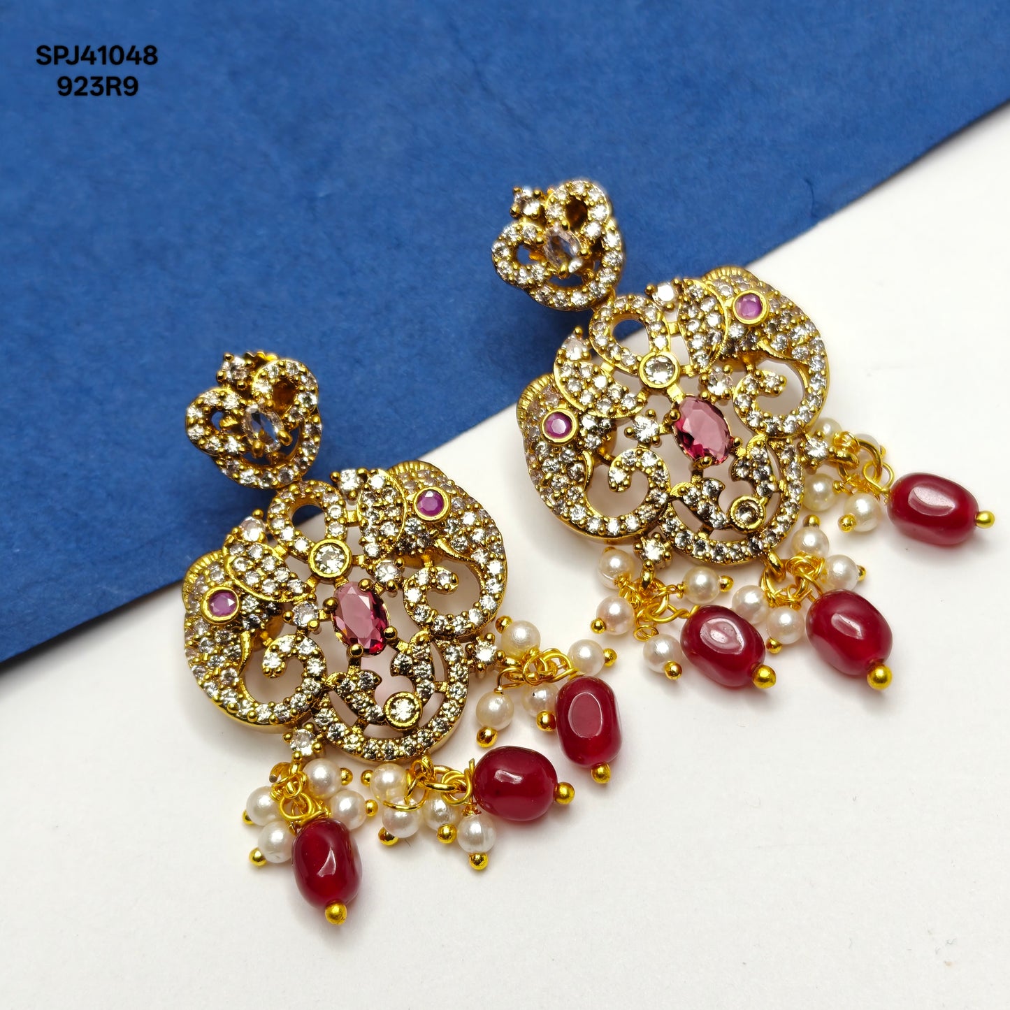 41048 GP Earrings Red