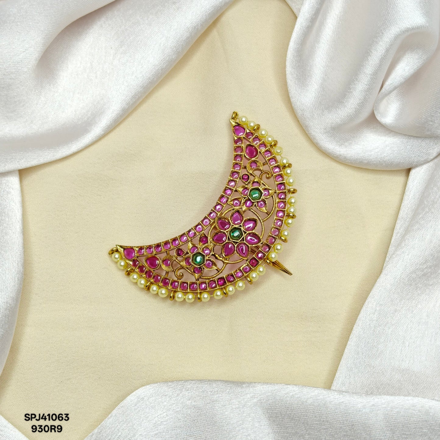 41063 Pota Stone Chand Multi Hairpin