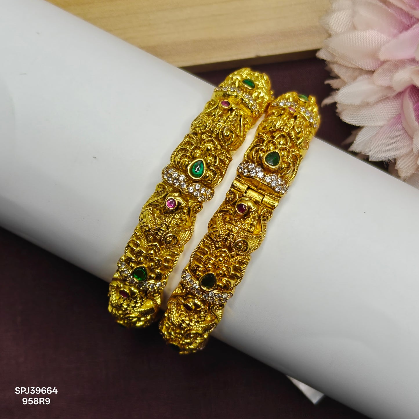 39664 Nakshi Premium polishing and finishing Openable bangles