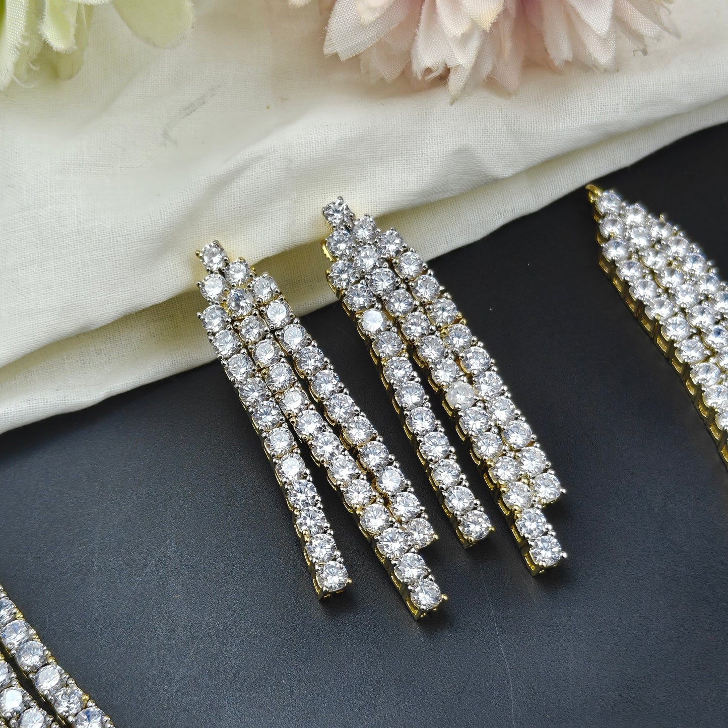 41195 GJ 3 layer necklace