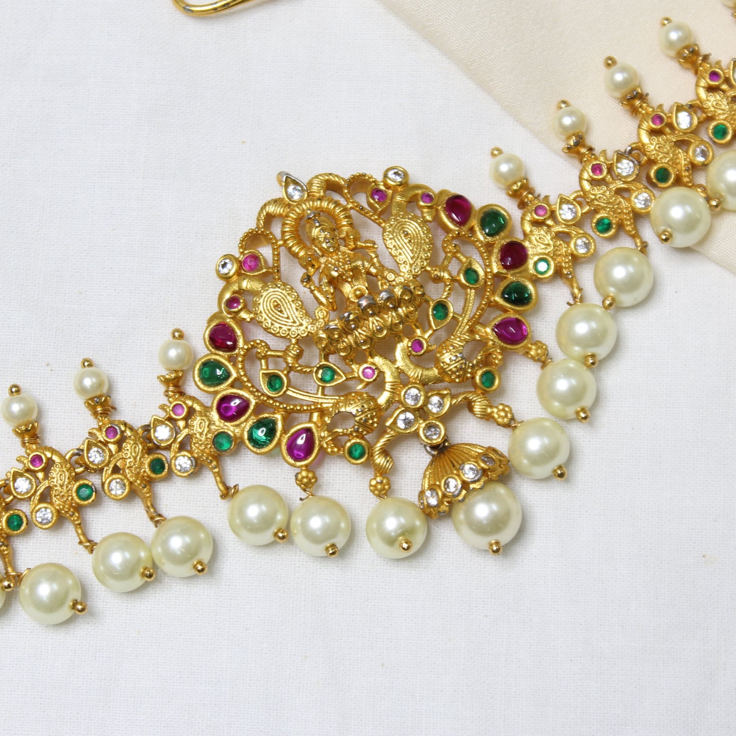 4612 Laxmi Peacock Chain Vaddanam