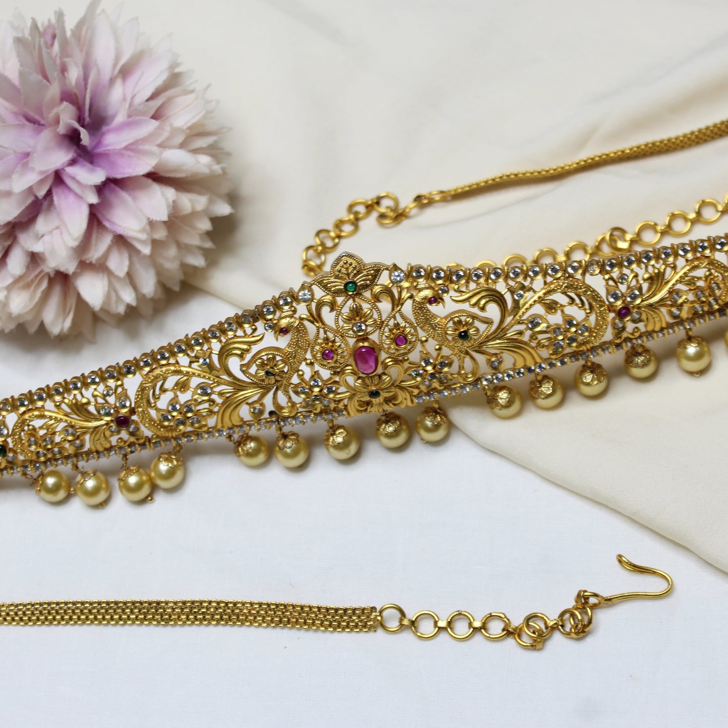 5444 Peacock Chain Vaddanam