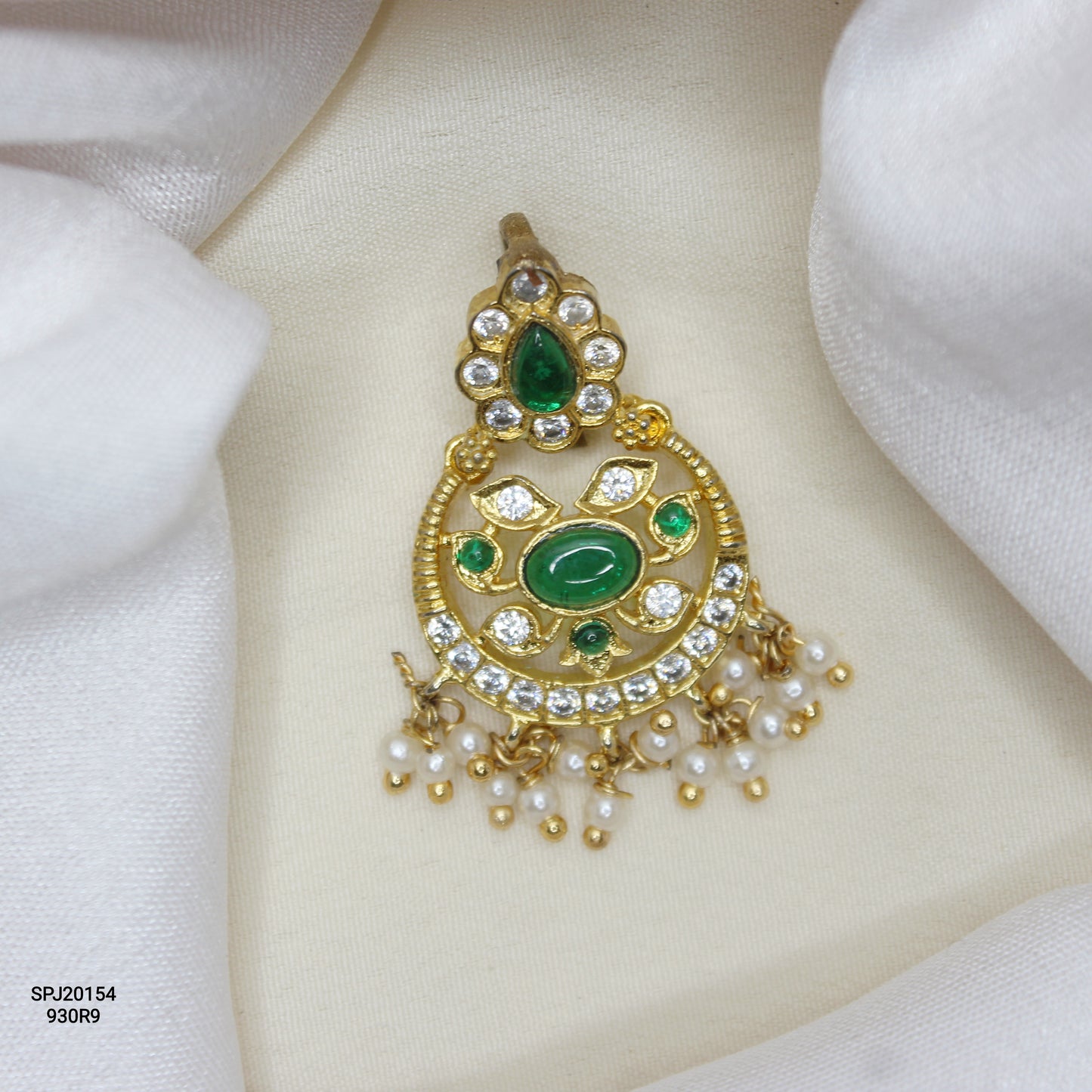 20154 CZ Green Pendant