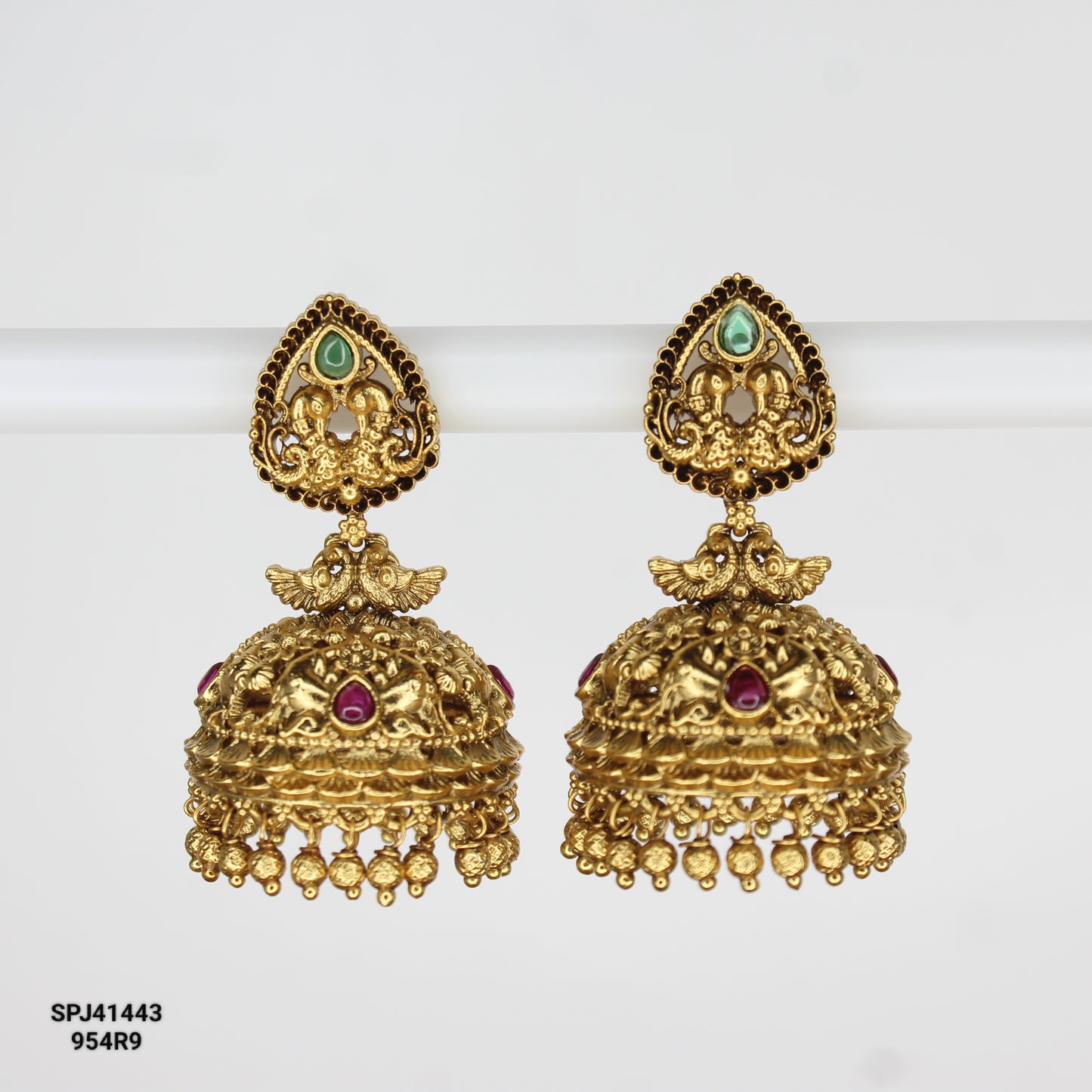 41443 Nakshi Peacock Jhumki