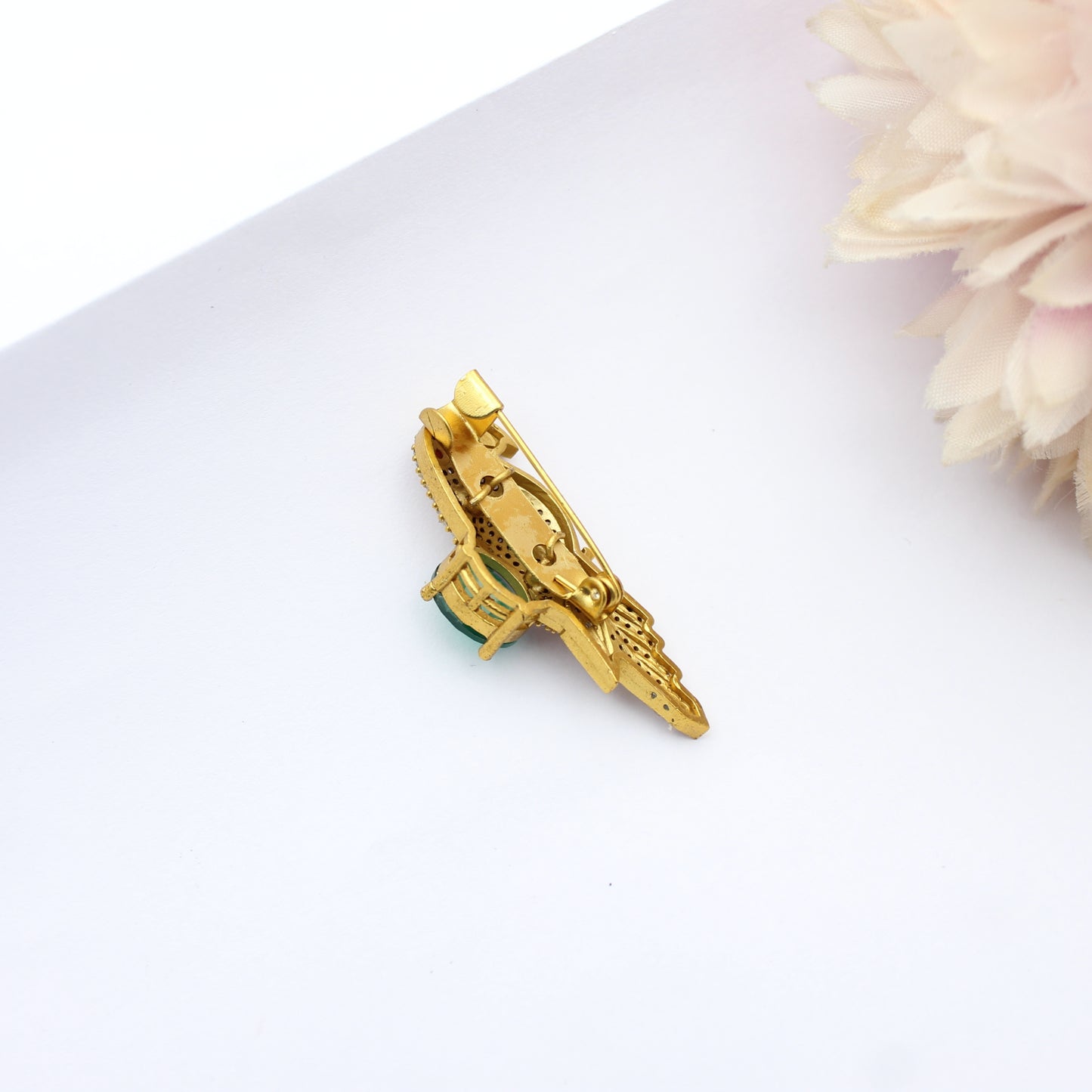 Parrot Brooch Green