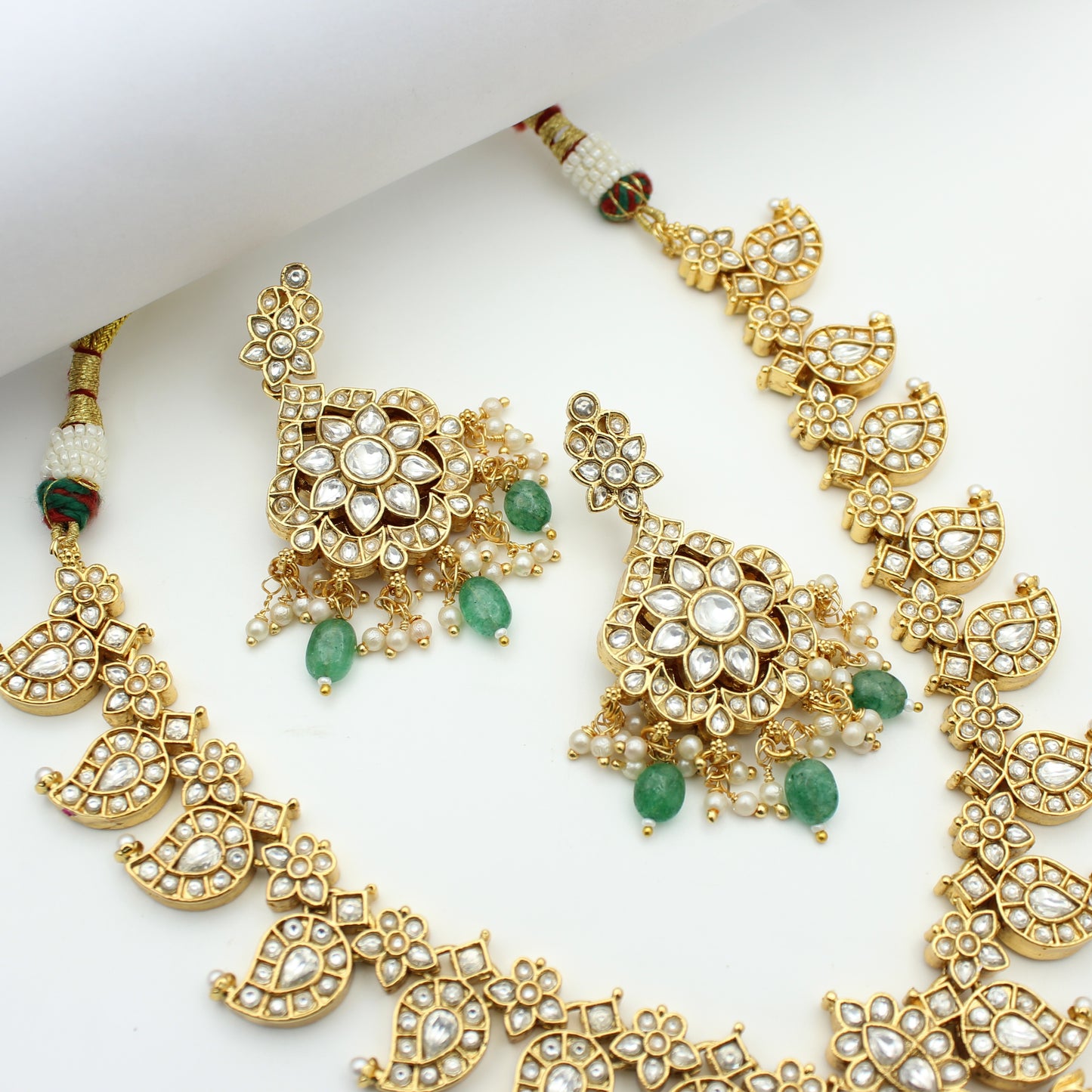 Jadau Mango 2 In 1 Short Necklace