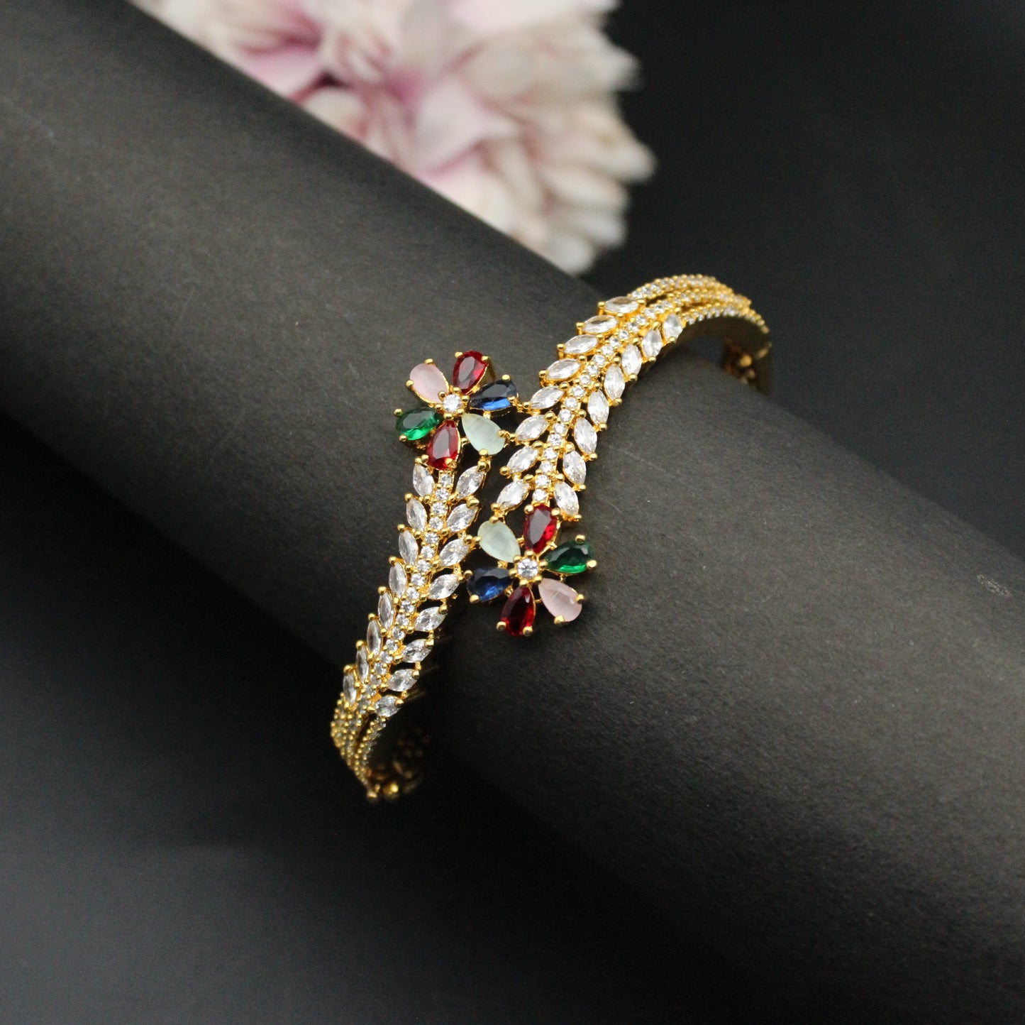 CZ multi colour bracelet
