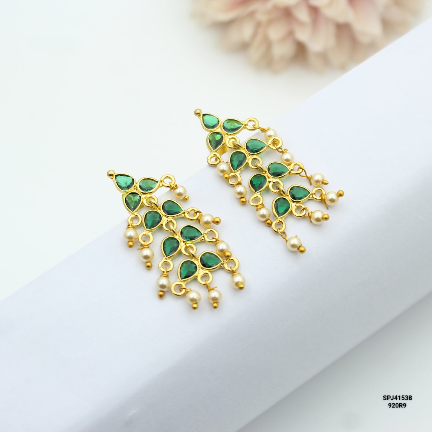 GP Earrings Green
