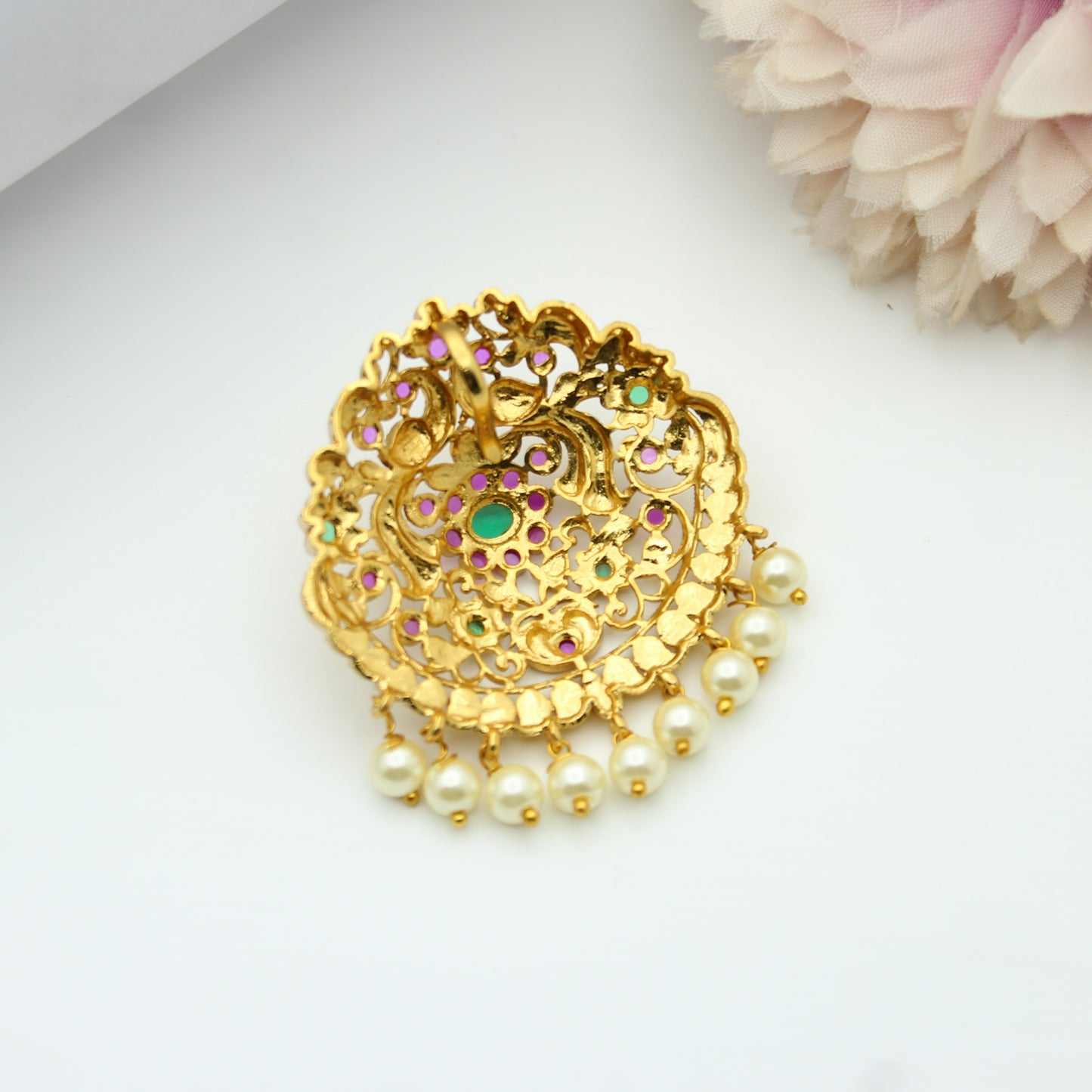 Nakshi Peacock Locket