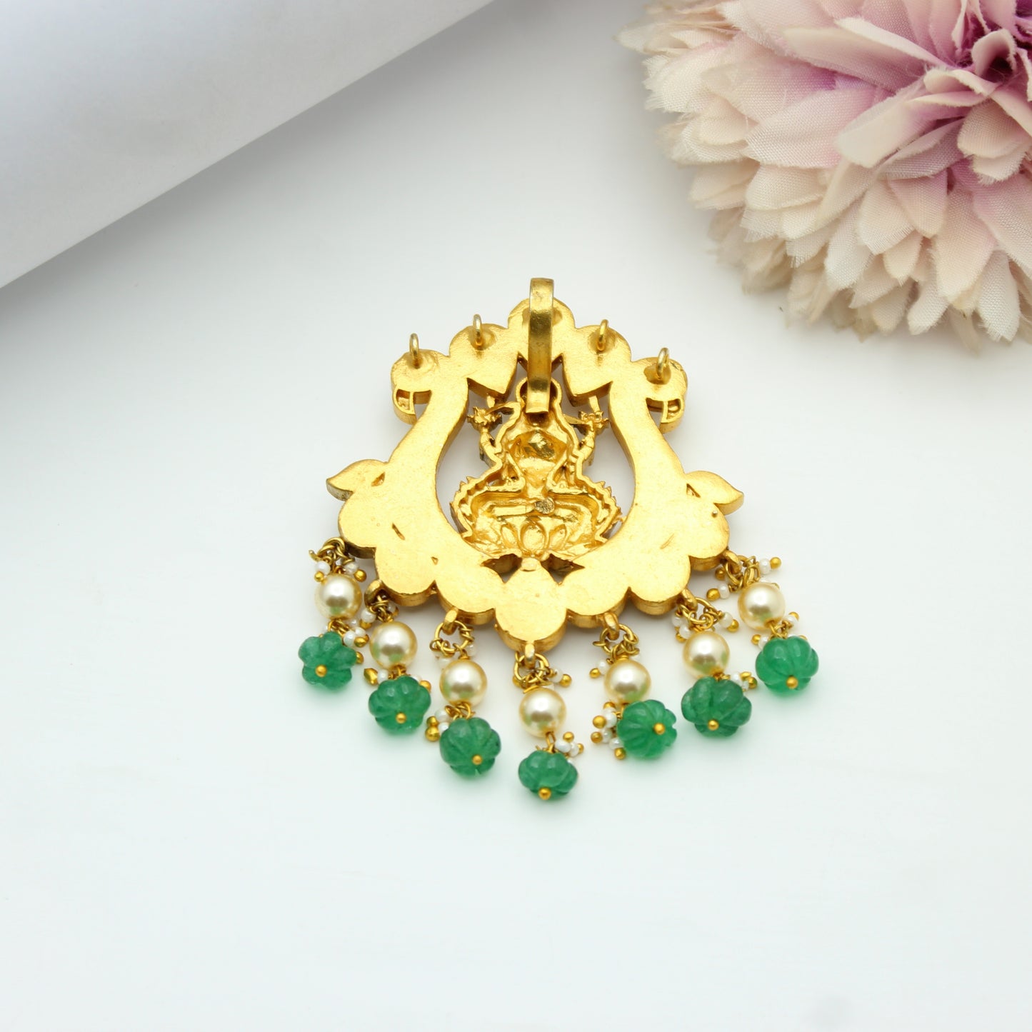 Jadau Laxmi Pendant