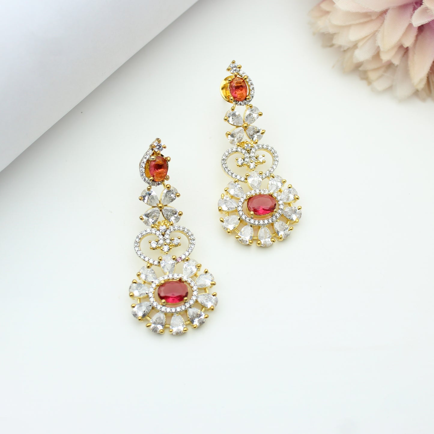 GP Earrings Red