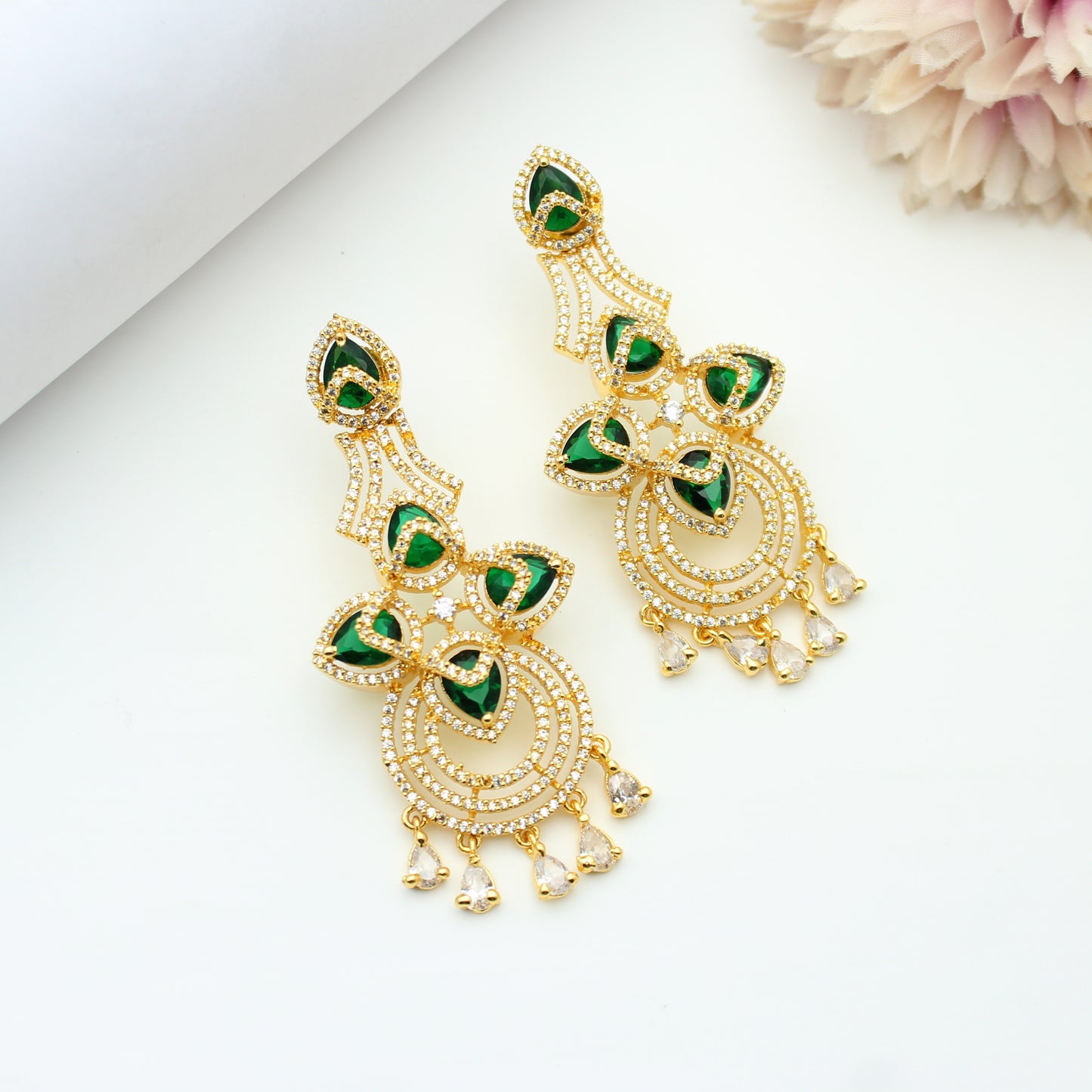 GP Fancy Chandbali Green