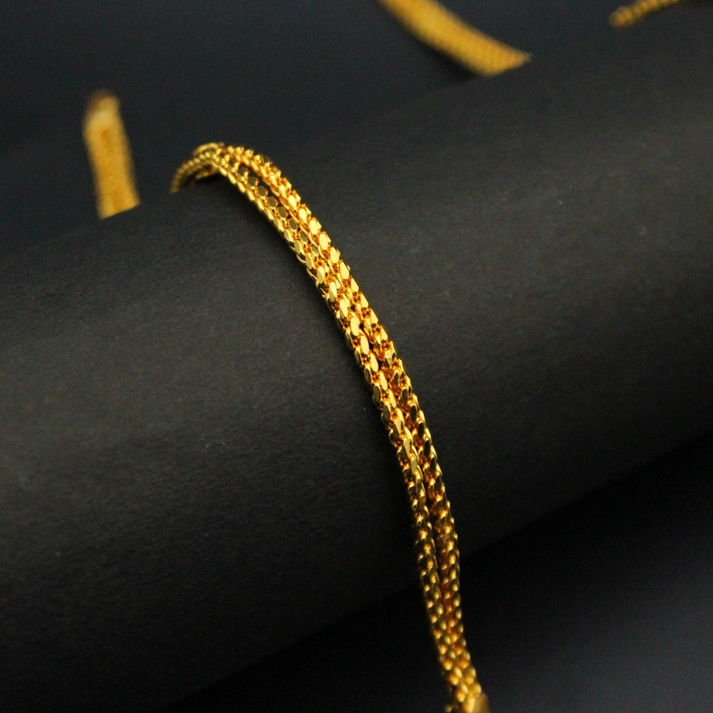Double Layer Gold Chain 26"