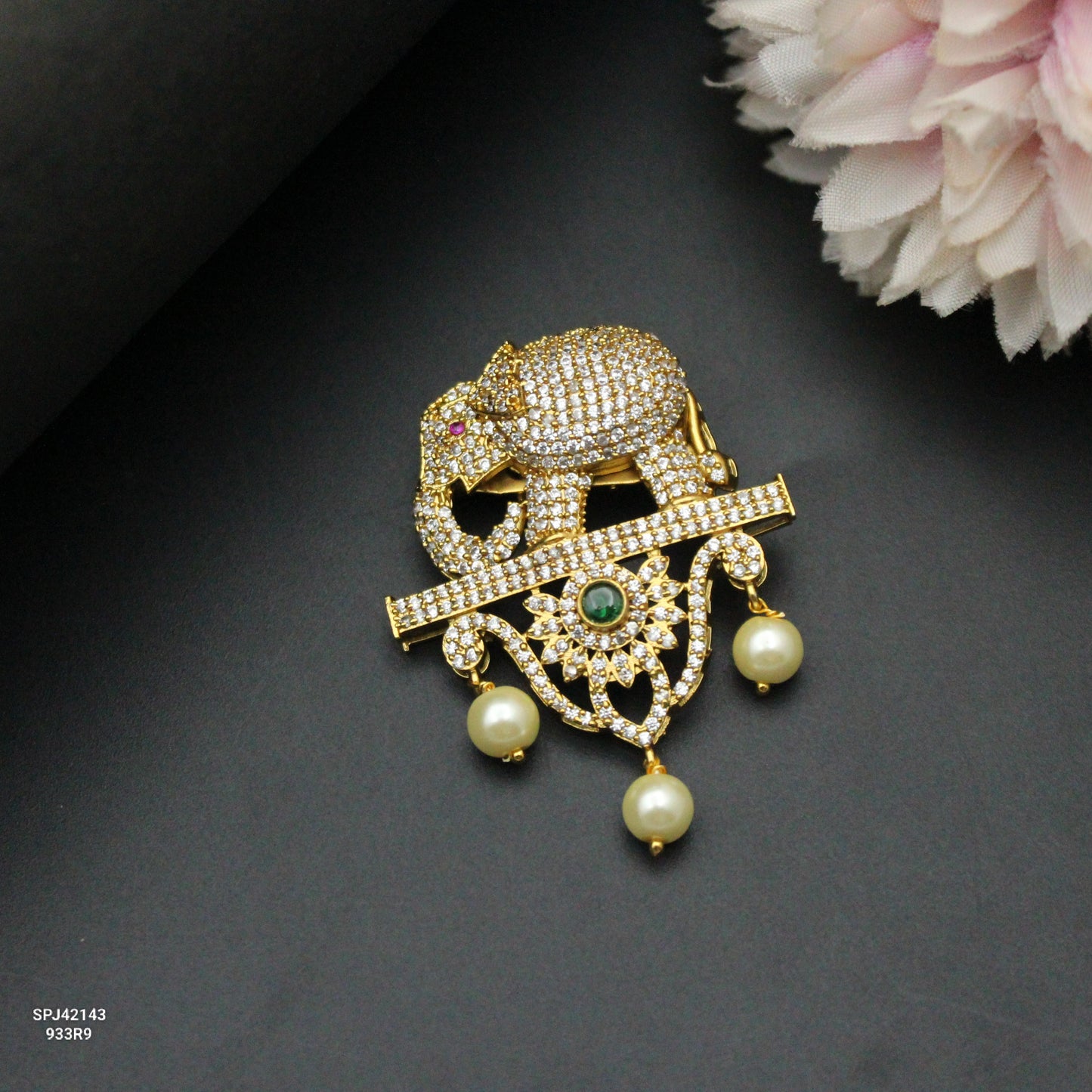 Victorian Elephant Brooch