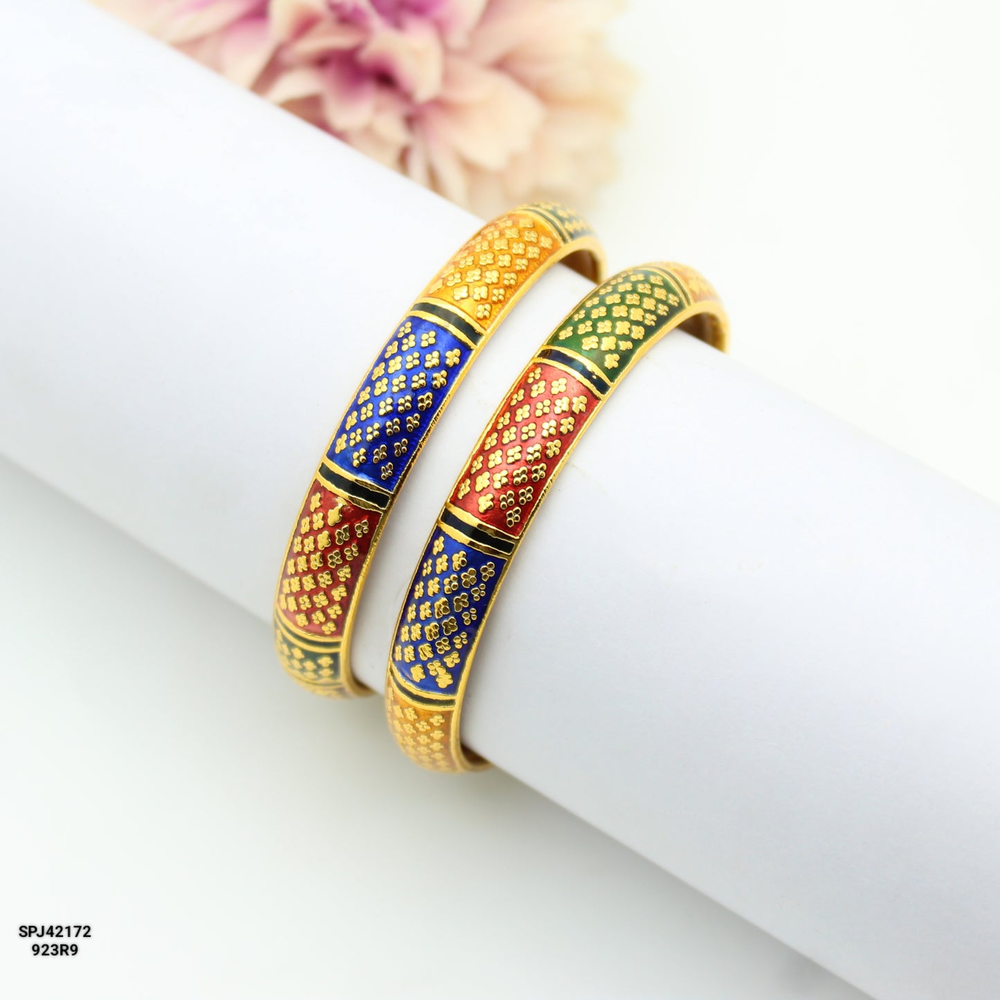 Meena Kada Bangles 2 Pieces