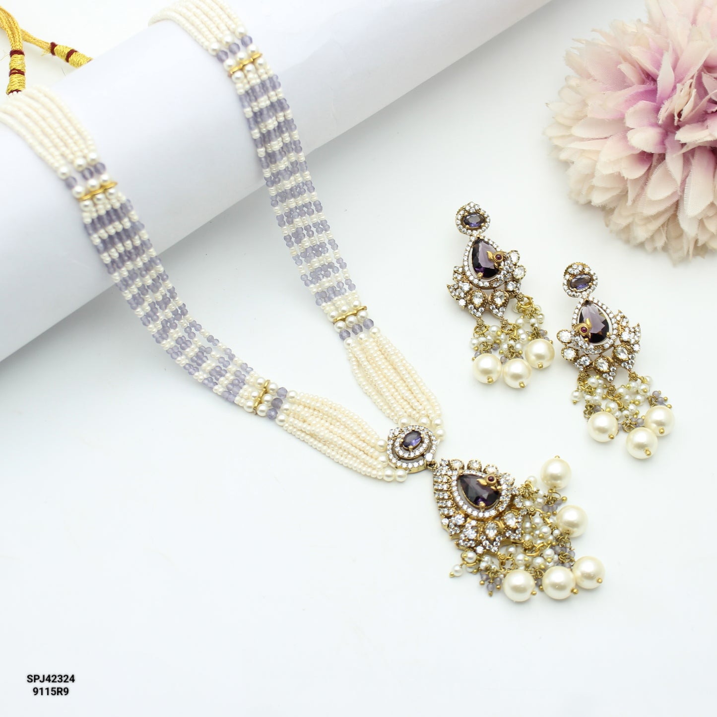 42324 Victorian Moissanite Purple