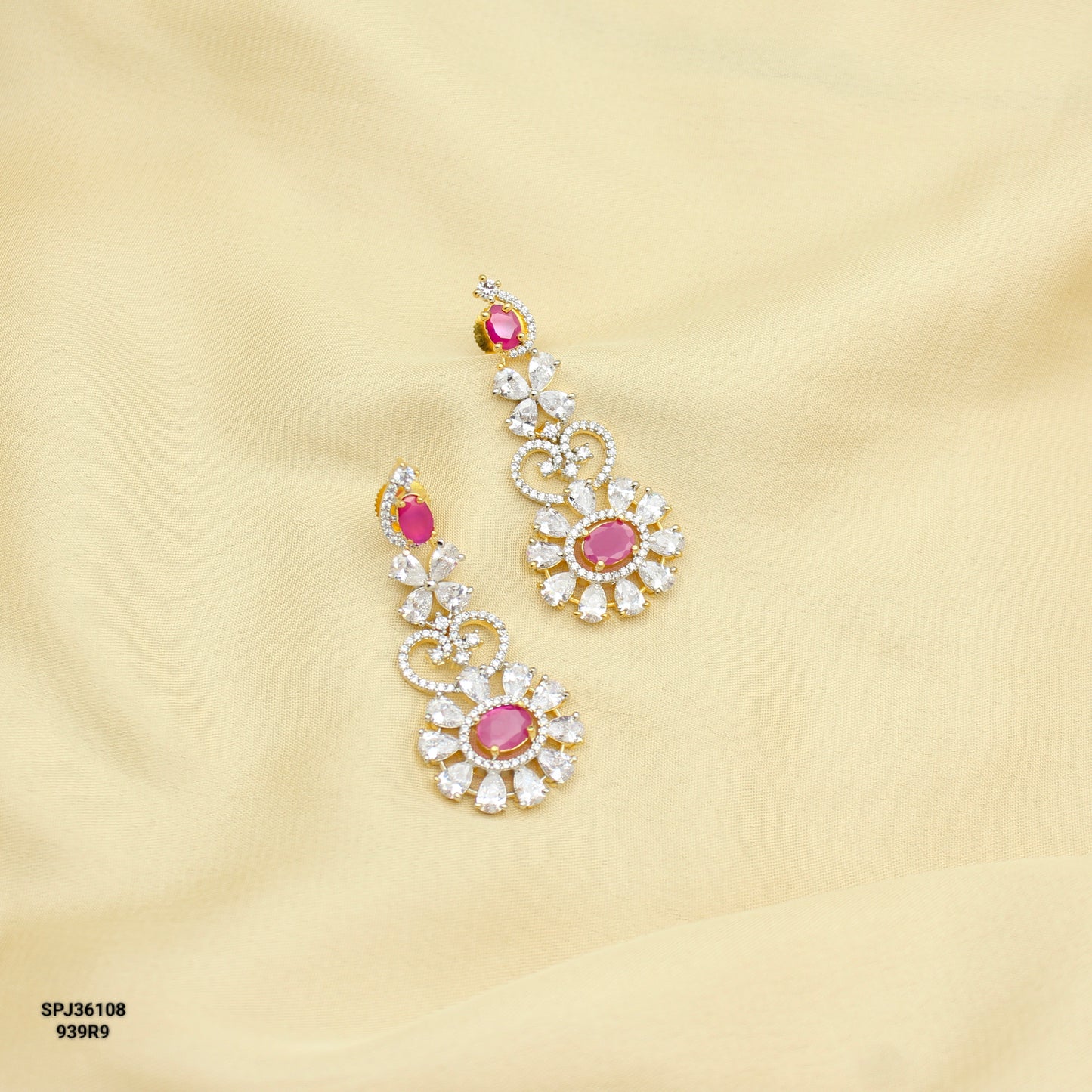 36108 GJ Ruby Earrings