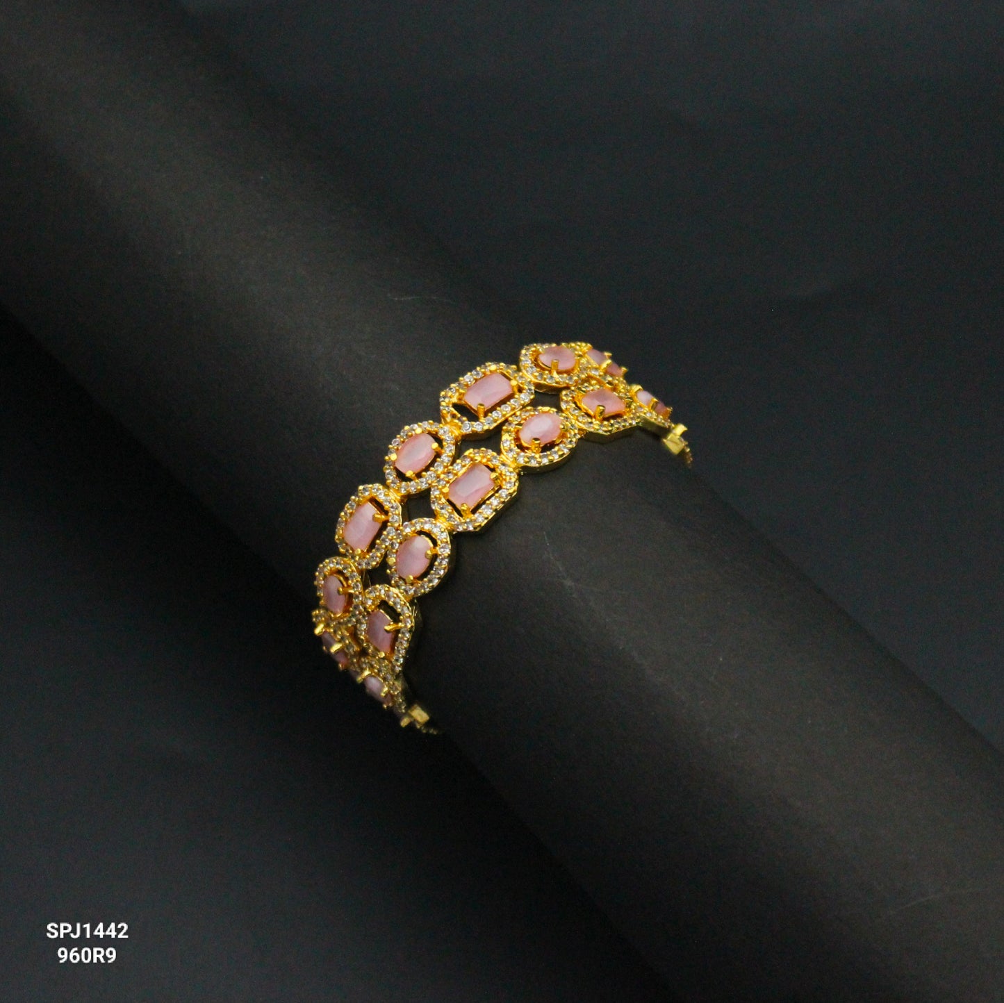 1442 GP AD Mint Pink Bangles 2'4