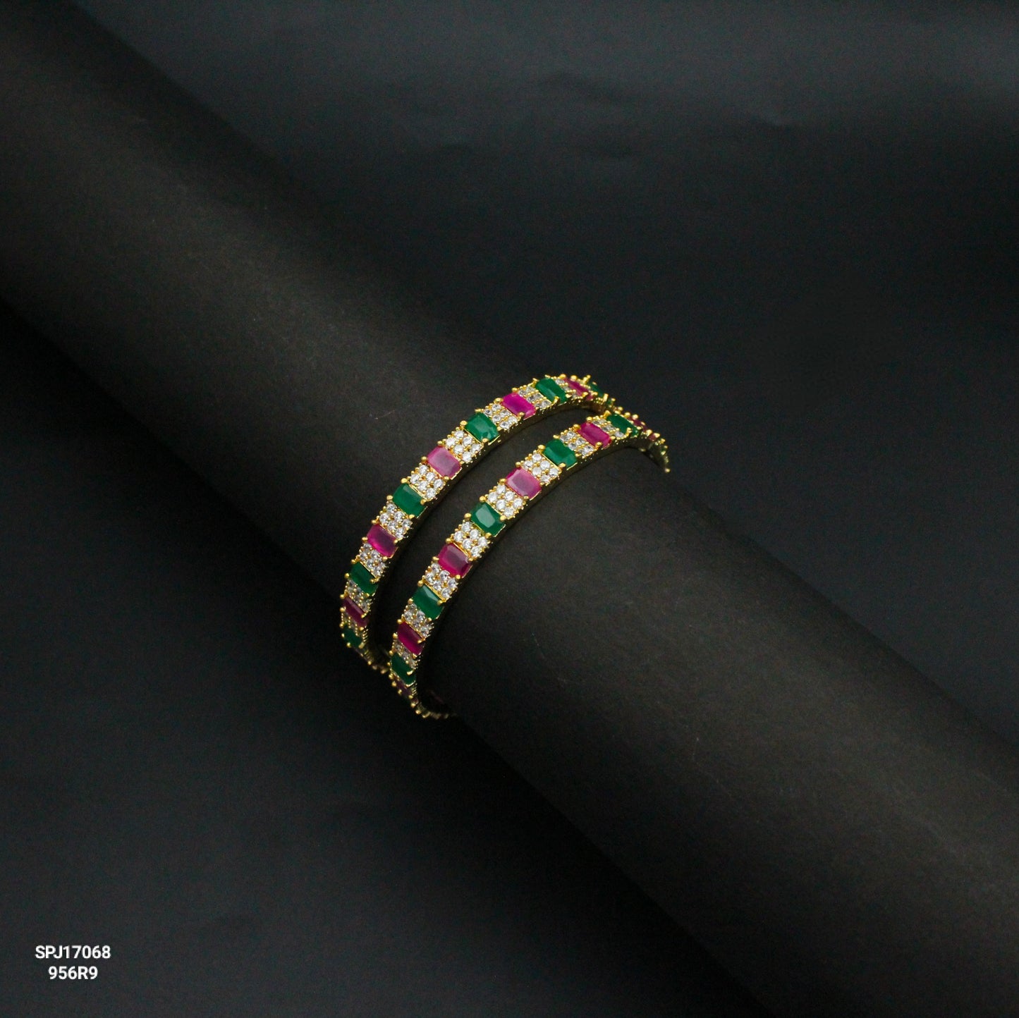 17068 GP Multi Stone Bangles