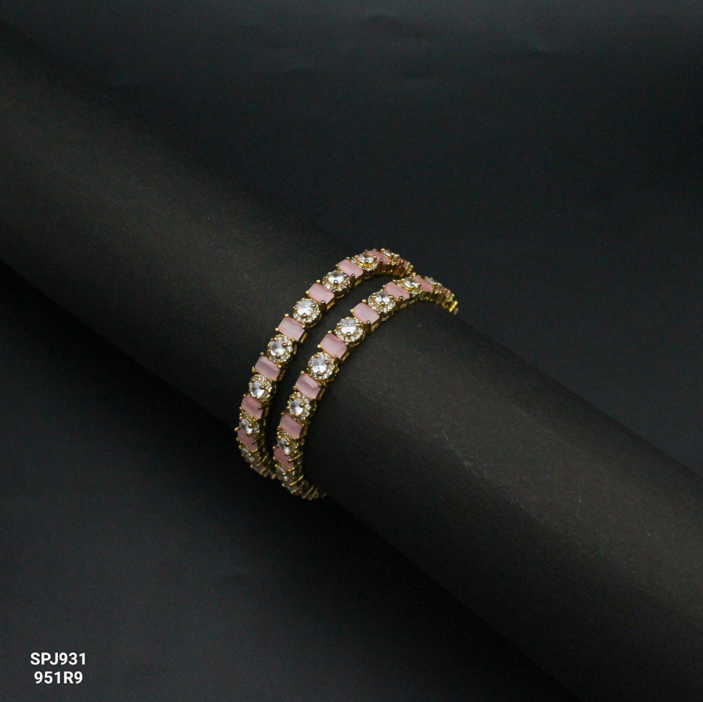 931 GP Rose Mint AD Bangles 2'4