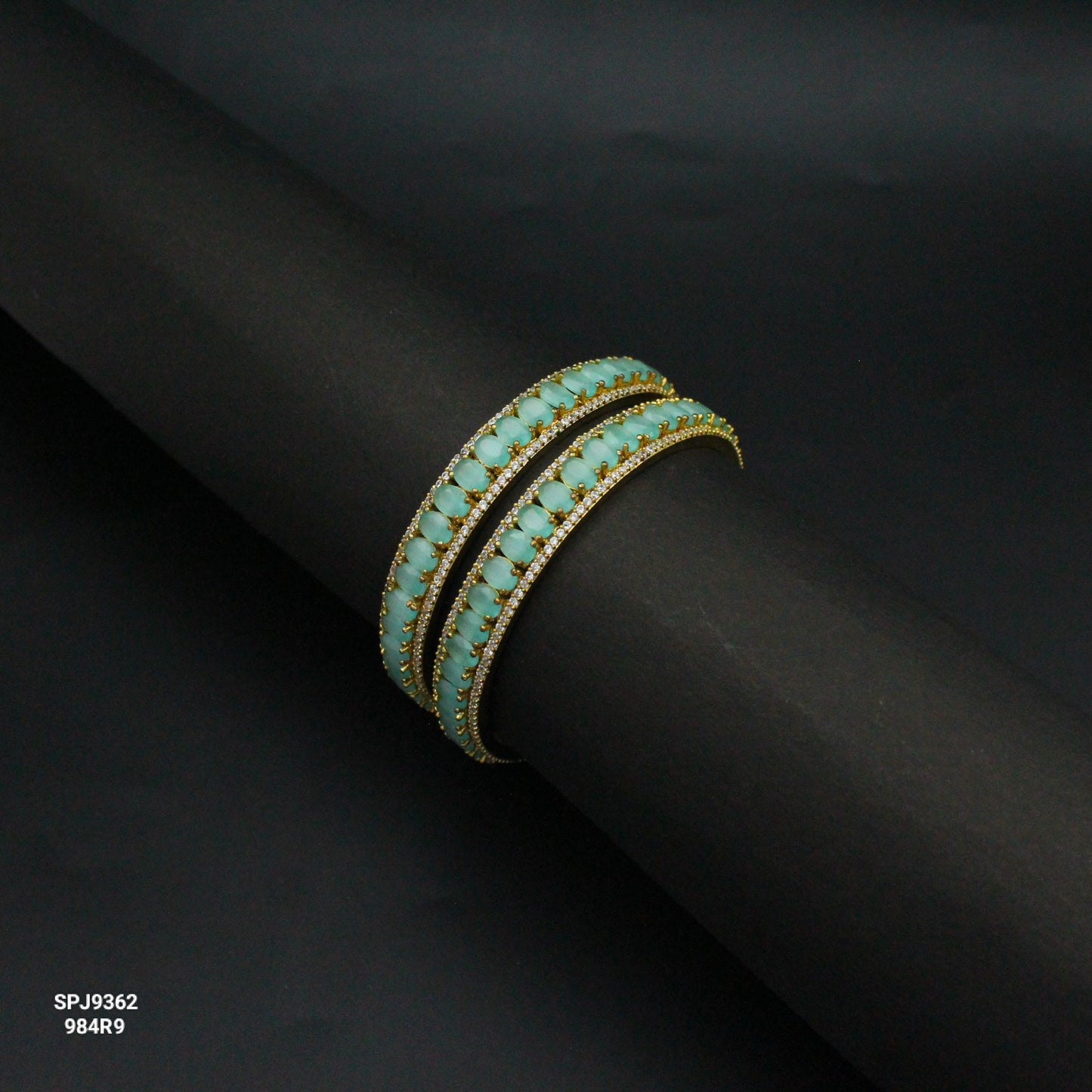9362 GP Mint Green Bangles
