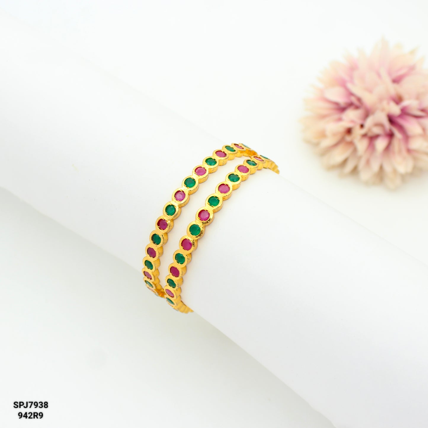 7938 GP Multi Stone Bangles
