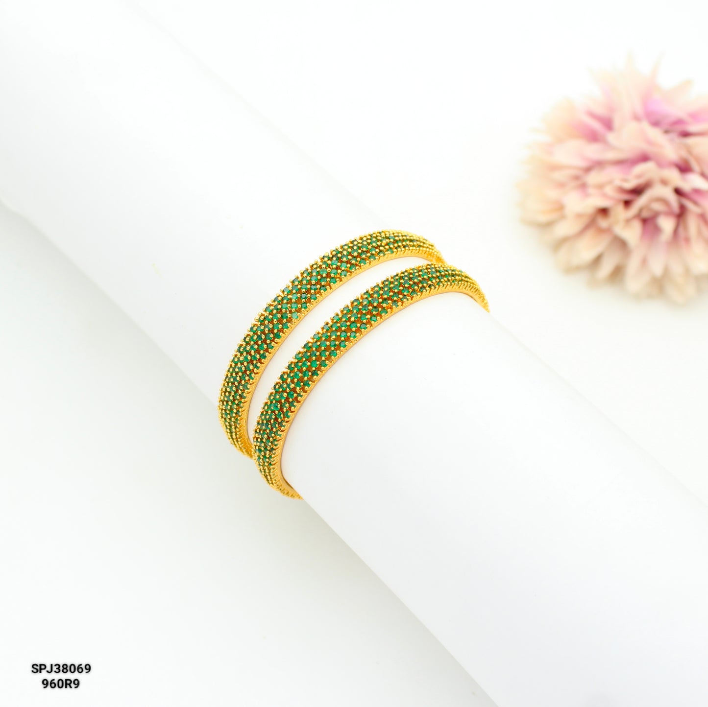 38069 GP Green Bangles 2'8